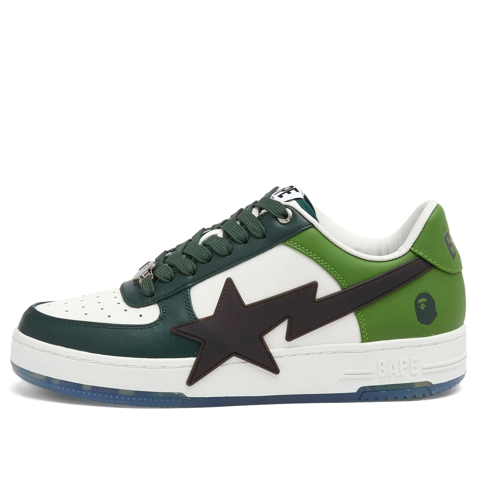 A Bathing Ape Men's Bape Sta OS Sneaker Green