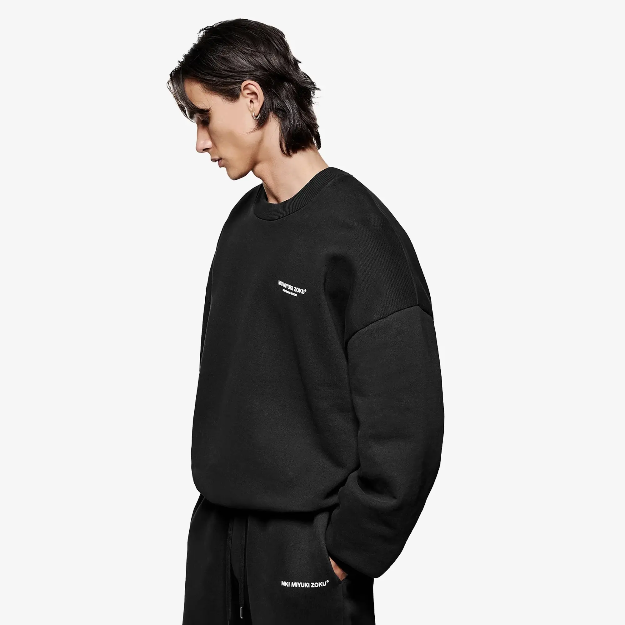 MKI Men's Design Studio Crew Sweatshirt Black