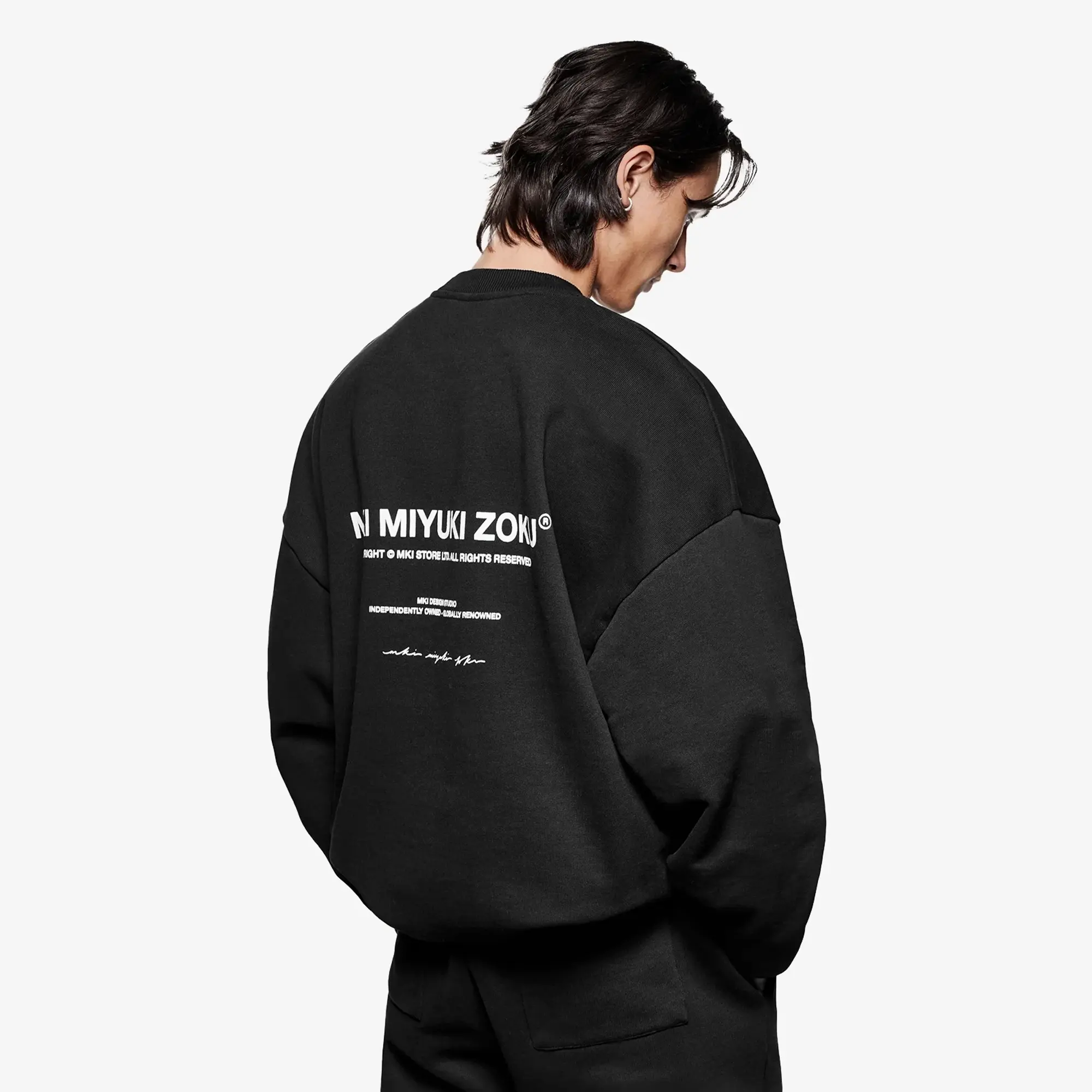 MKI Men's Design Studio Crew Sweatshirt Black