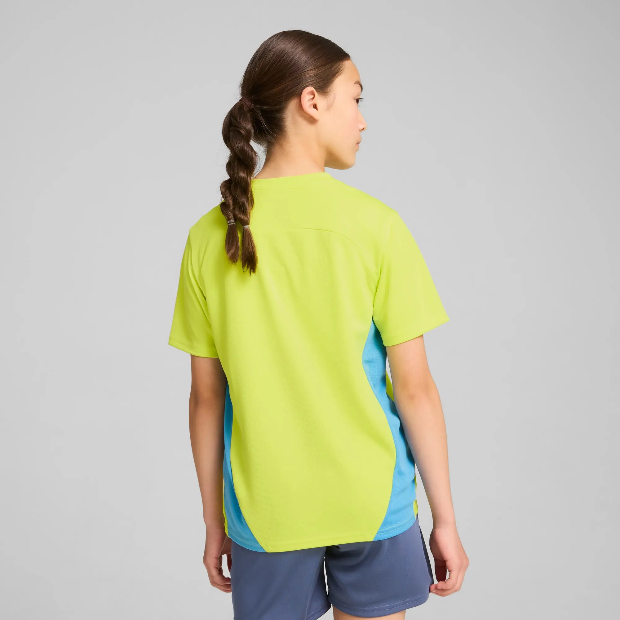 PUMA Manchester City Training Jersey Youth, Yellow Glow/Magic Blue