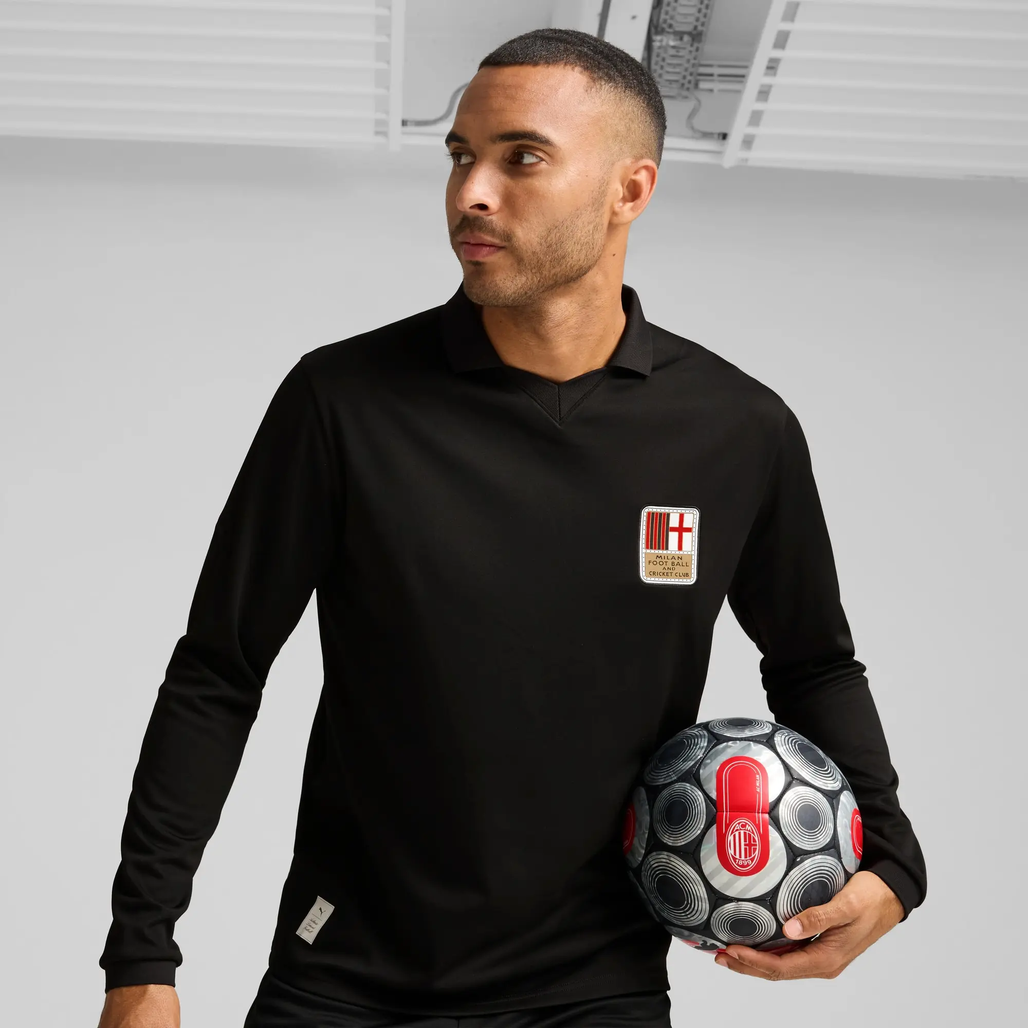 PUMA AC Milan 125Th Anniversary Authentic Jersey Men, Black