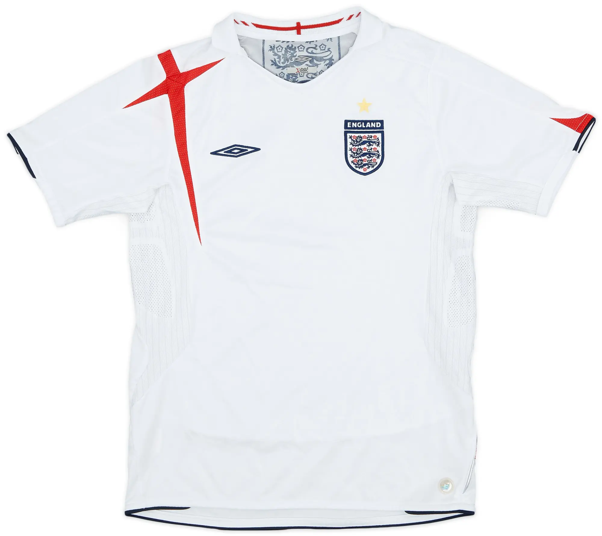 Umbro 2005-07 England Home Shirt - 8/10 - (L.Boys)