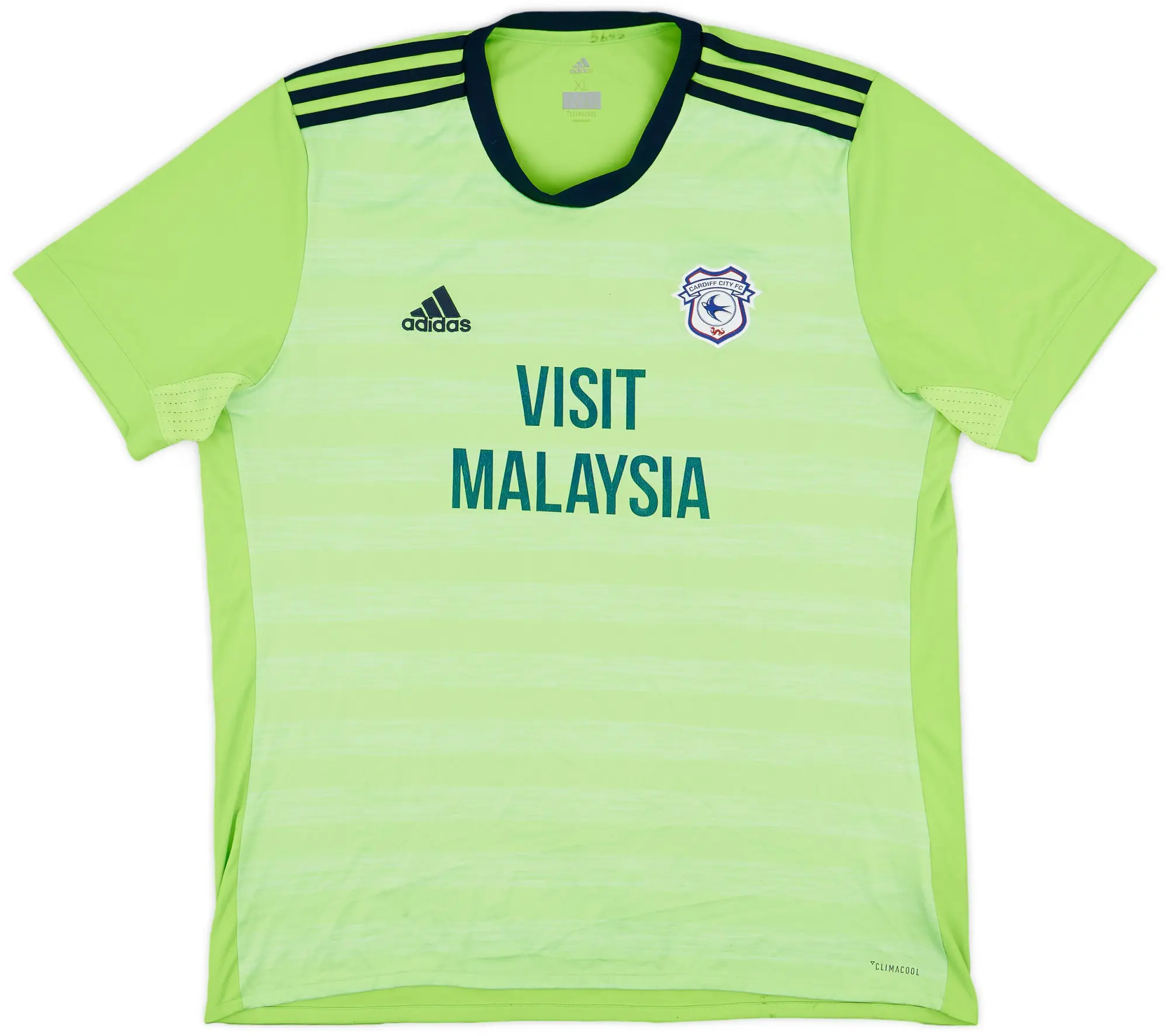 adidas 2017-18 Cardiff City Away Shirt - 7/10 - (XL)