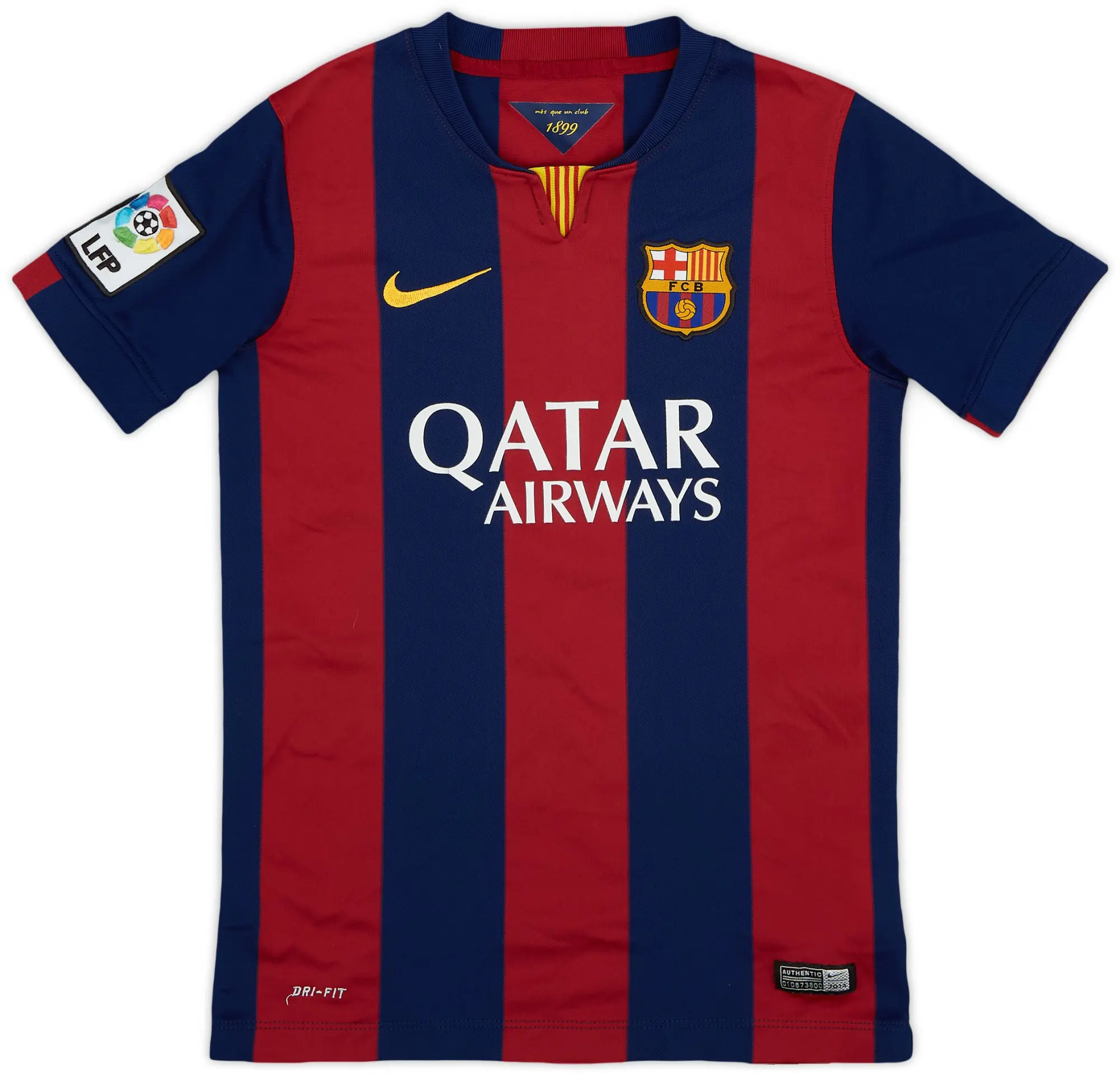 Nike 2014-15 Barcelona Home Shirt - 9/10 - (M.Boys)