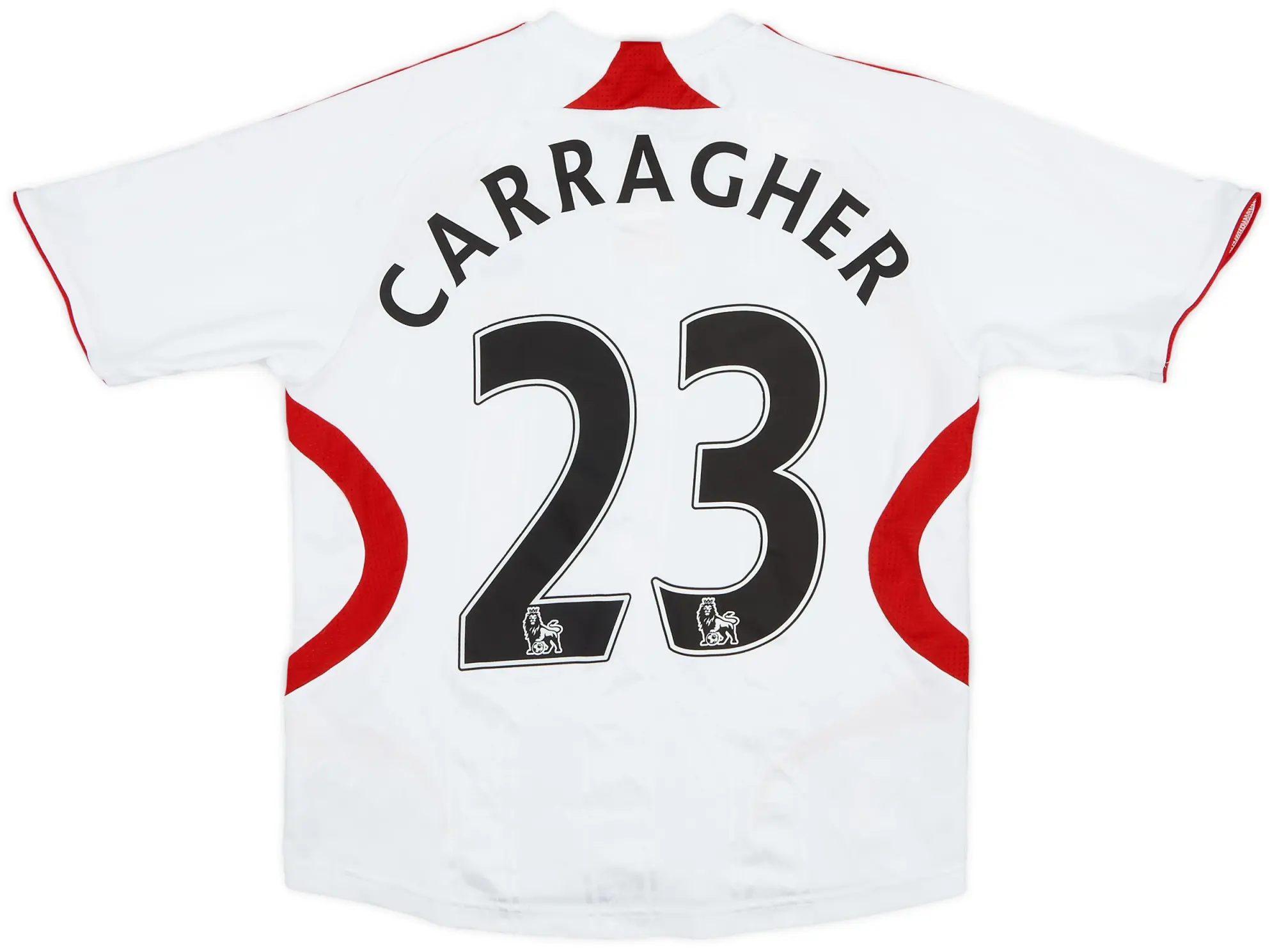 adidas 2007-08 Liverpool Away Shirt Carragher #23 - 8/10 - (S.Boys)