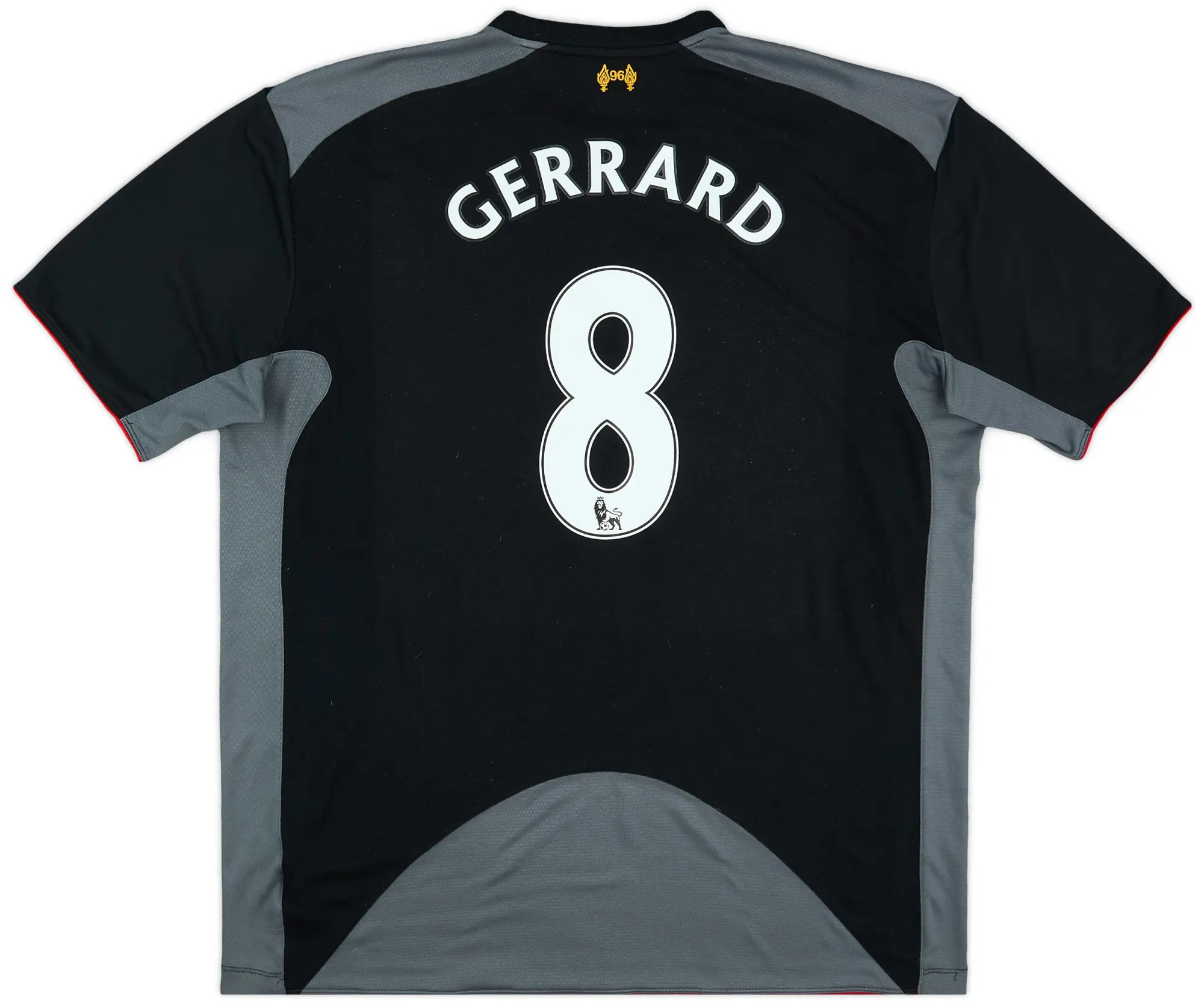 2012-13 Liverpool Away Shirt Gerrard #8 - 6/10 - (3XL)