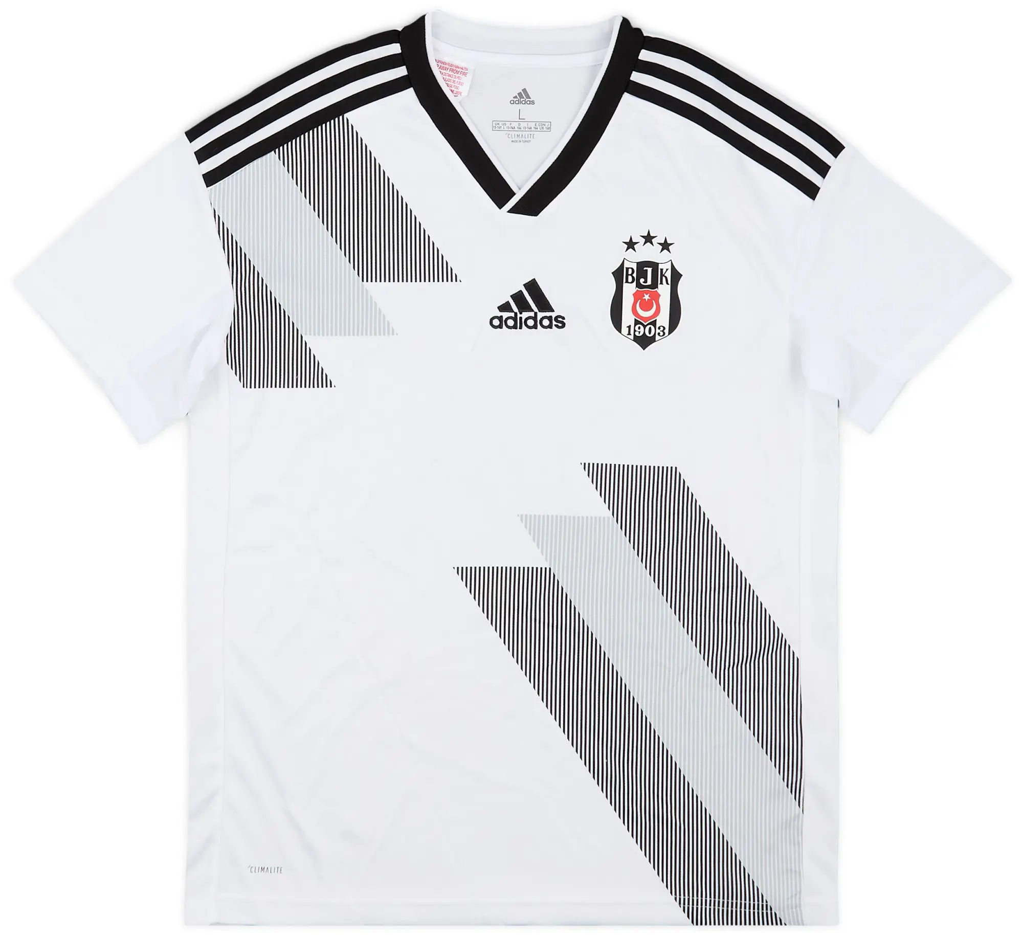 adidas 2019-20 Besiktas Home Shirt - 9/10 - (L.Boys)
