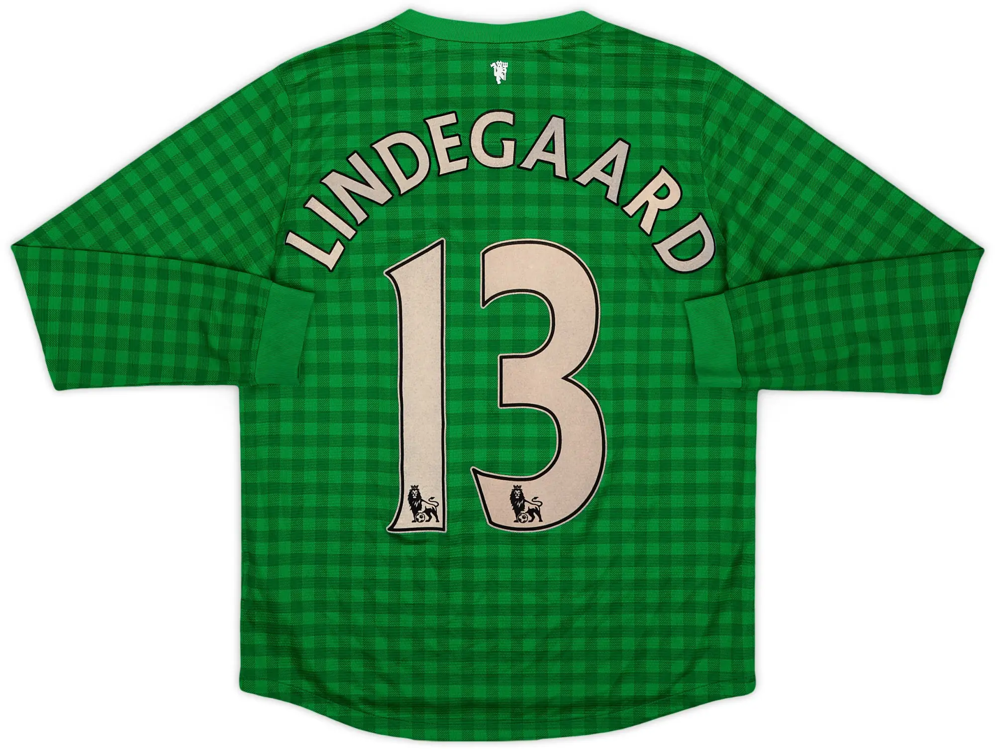 Nike 2012-13 Manchester United GK Shirt Lindegaard #13 - 6/10 - (L.Boys)