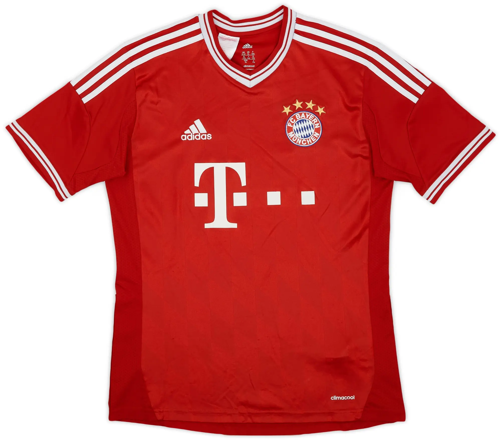 adidas 2013-14 Bayern Munich Home Shirt - 7/10 - (XL.Boys)