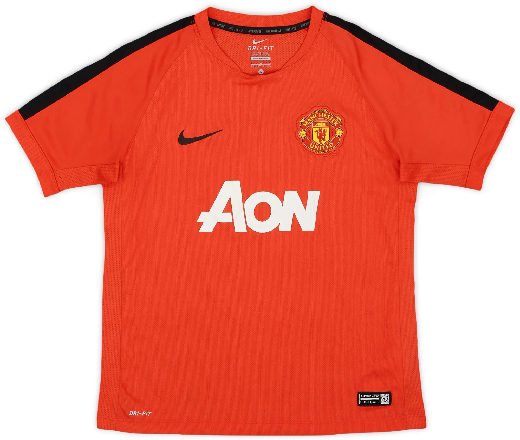 2014-15 Manchester United Nike Training Shirt - 7/10 - (L.Boys)