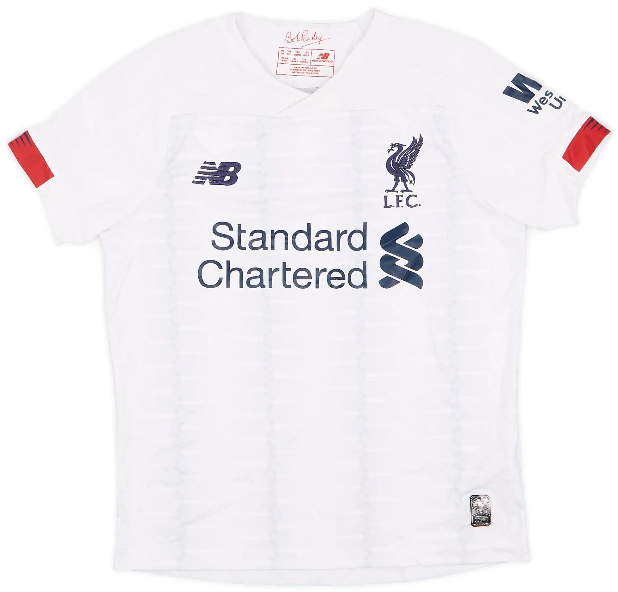 NewBalance 2019-20 Liverpool Away Shirt - 9/10 - (M.Boys)