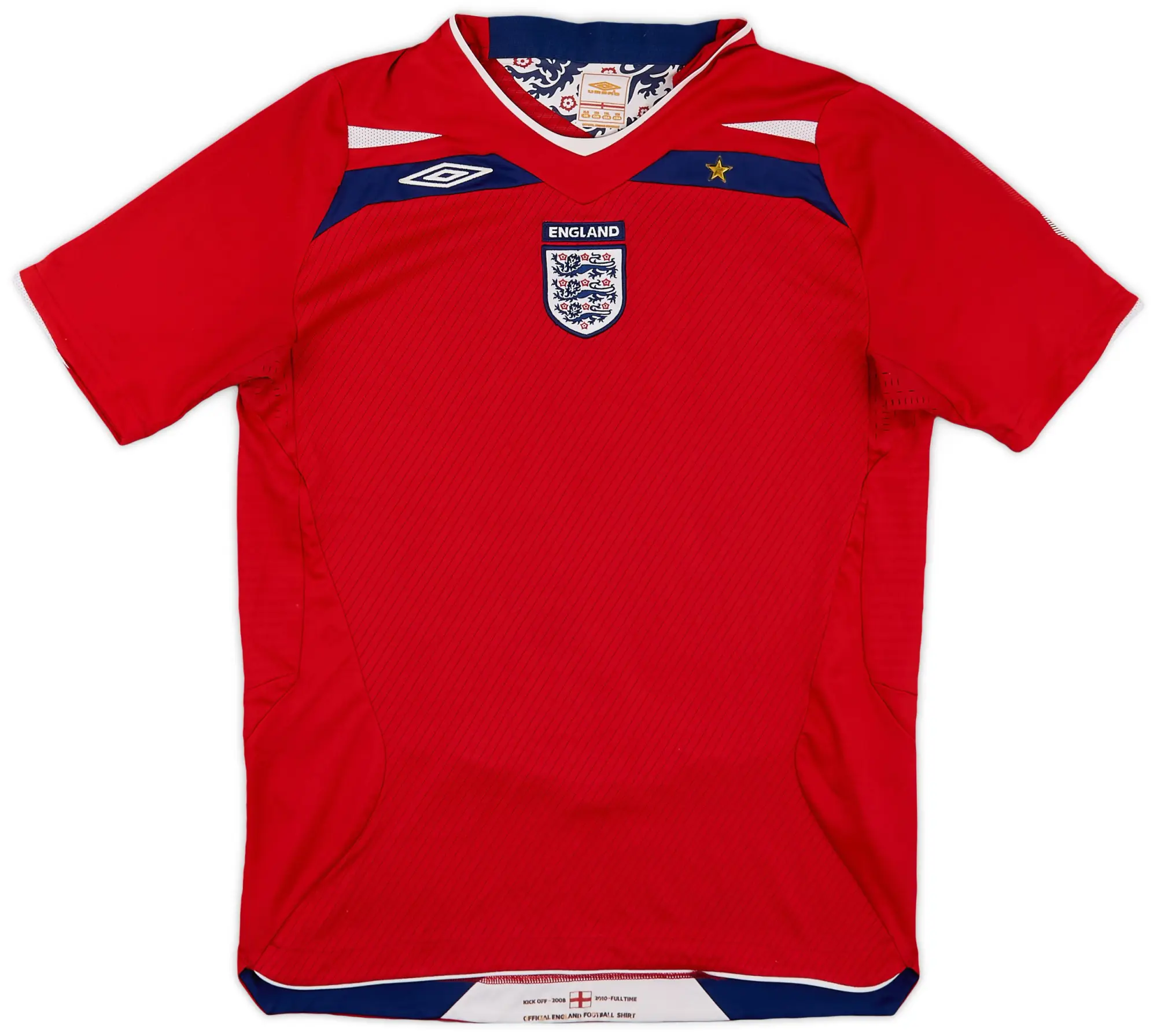 Umbro 2008-10 England Away Shirt - 8/10 - (XL.Boys)