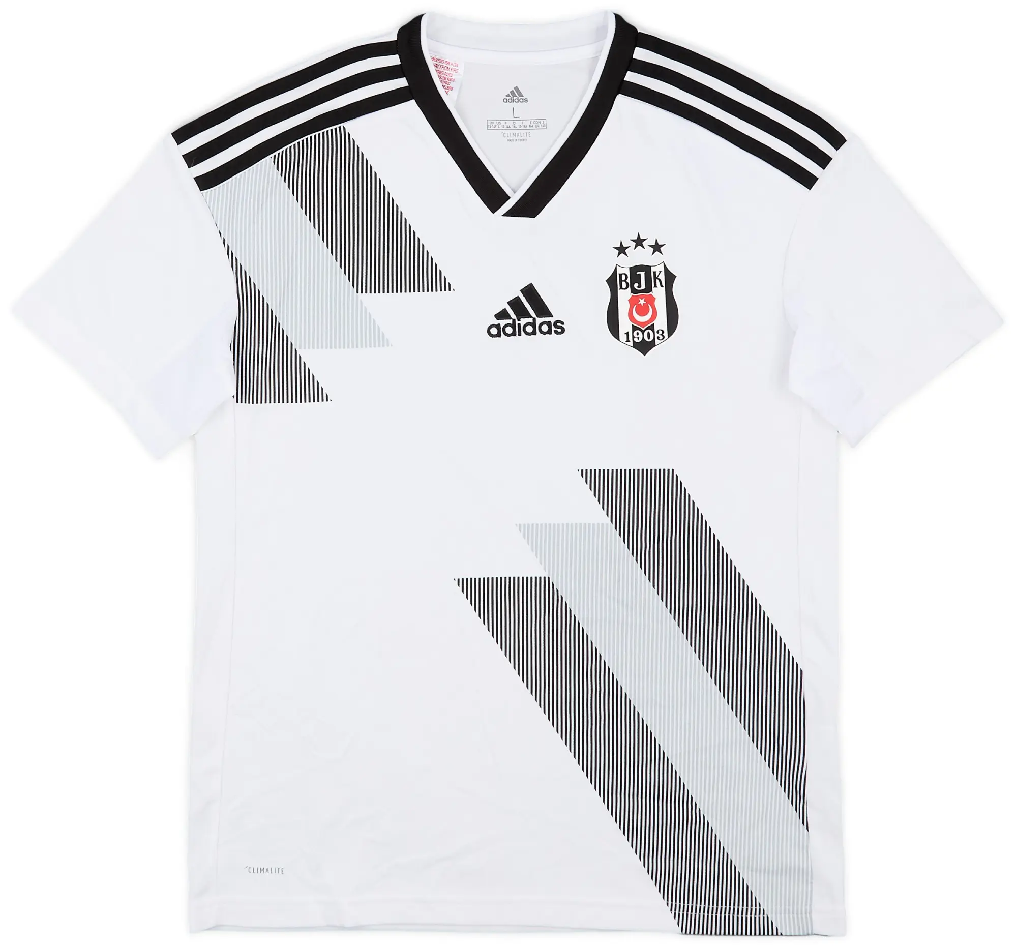 adidas 2019-20 Besiktas Home Shirt - 9/10 - (L.Boys)