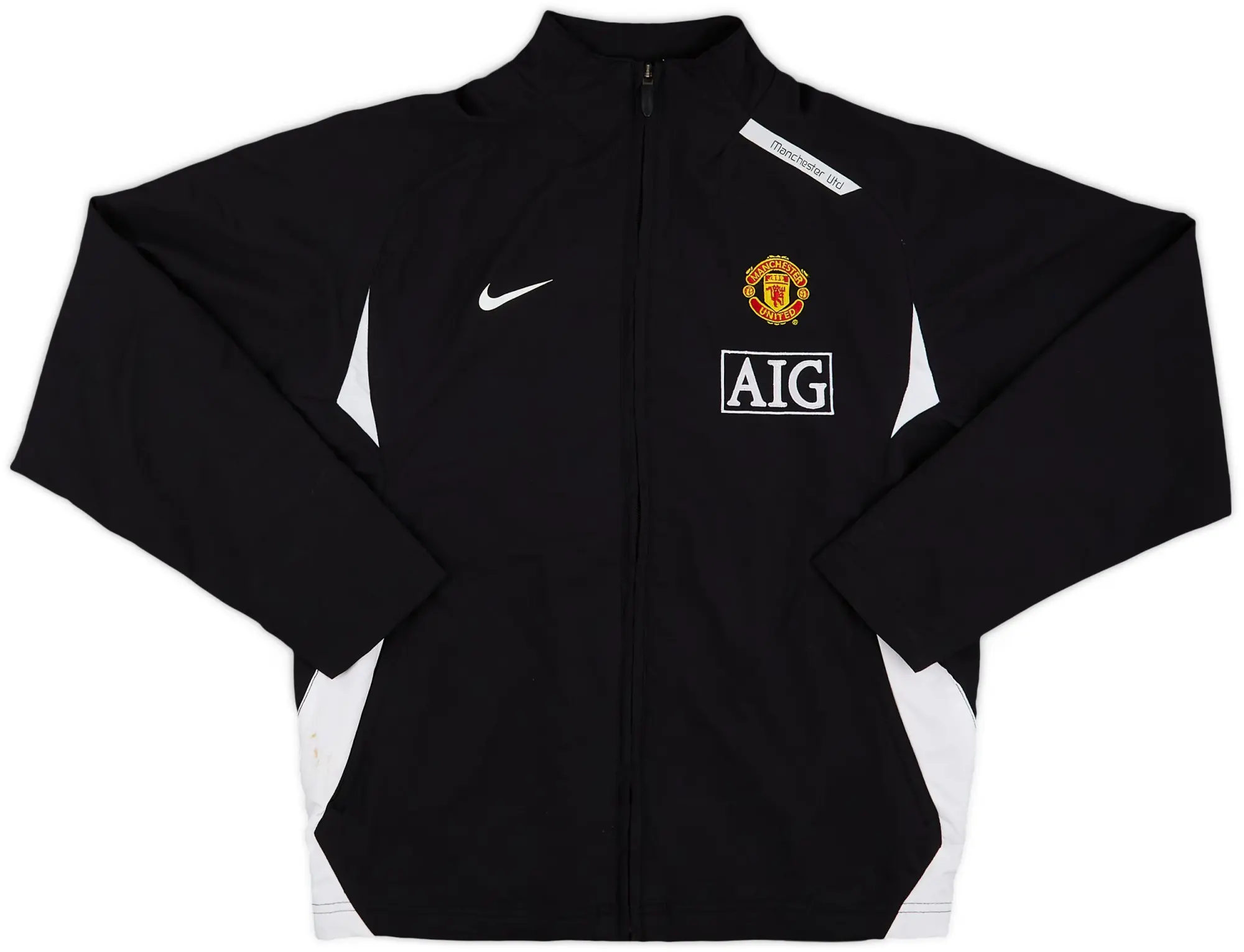 2007-08 Manchester United Nike Track Jacket - 7/10 - (L.Boys)