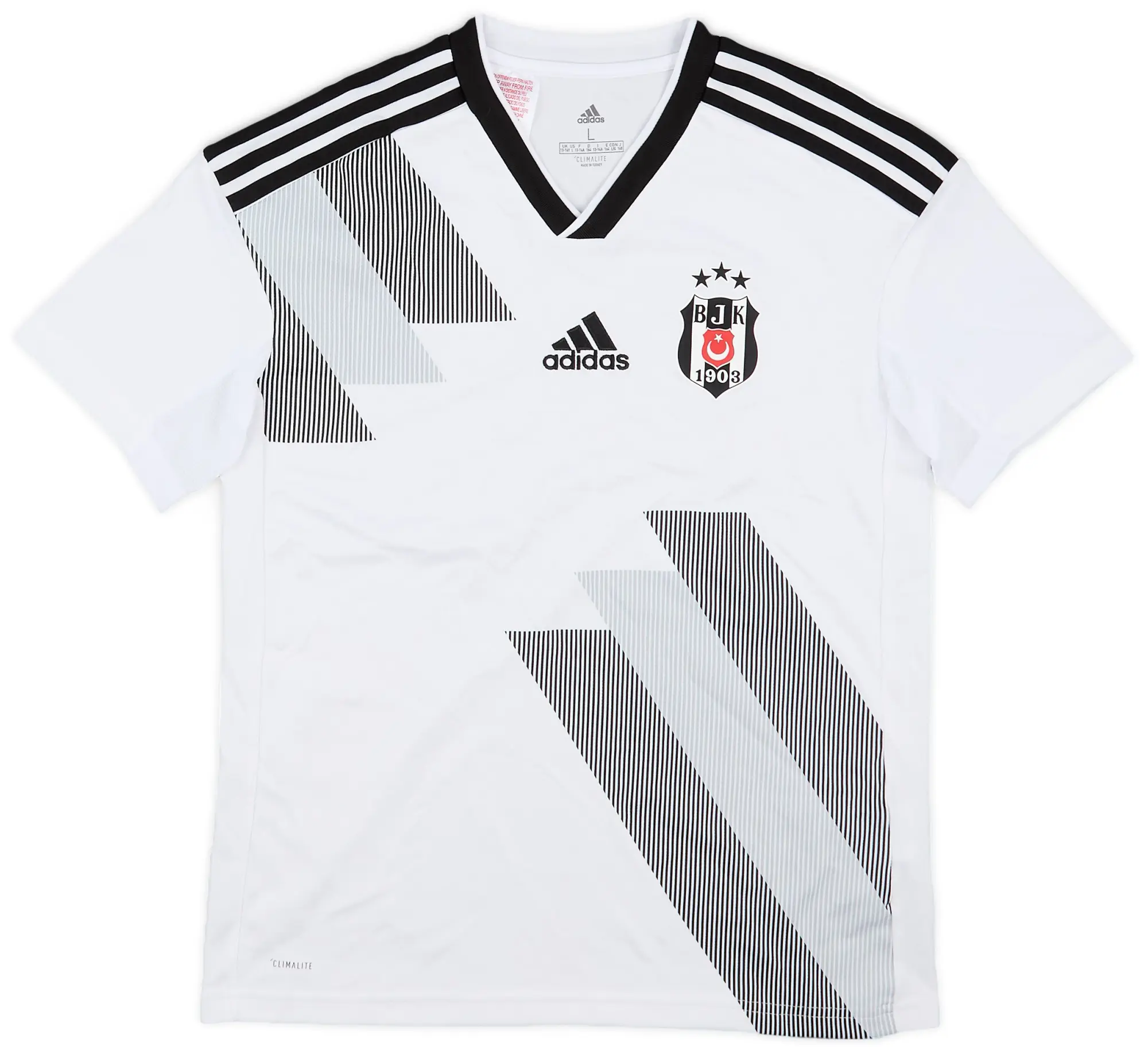 adidas 2019-20 Besiktas Home Shirt - 9/10 - (L.Boys)