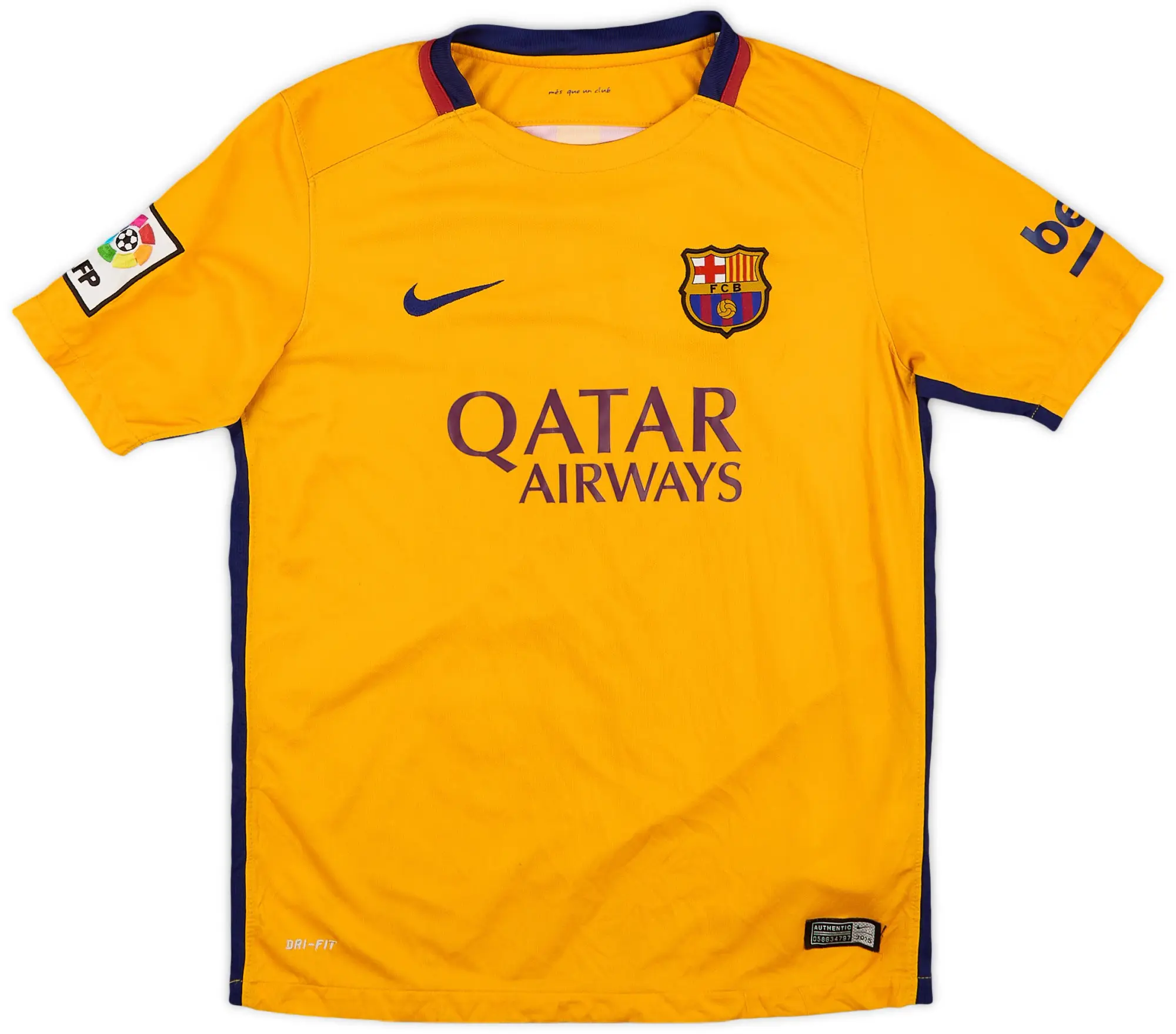 Nike 2015-16 Barcelona Away Shirt - 6/10 - (L.Boys)