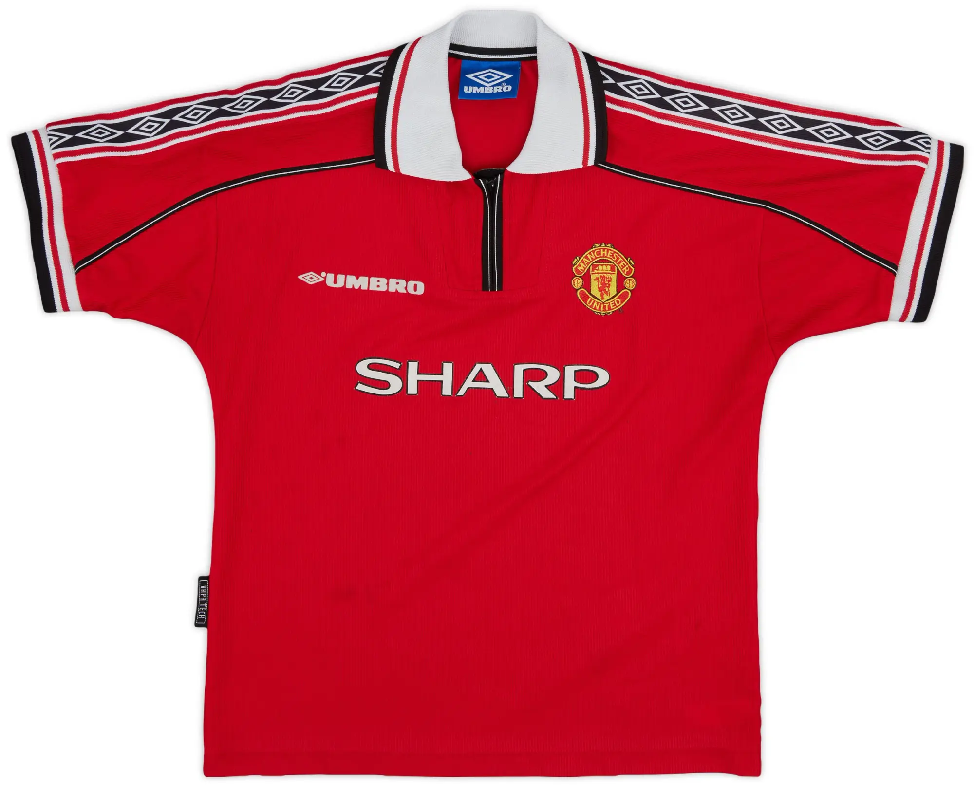 Umbro 1998-00 Manchester United Home Shirt - 7/10 - (XL.Boys)