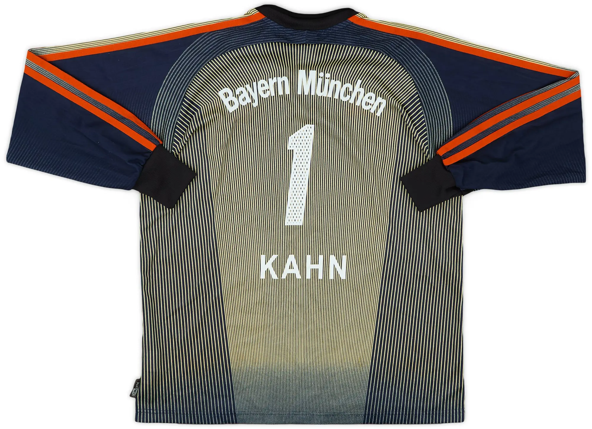 adidas 2003-04 Bayern Munich GK Shirt Kahn #1 - 8/10 - (XL.Boys)
