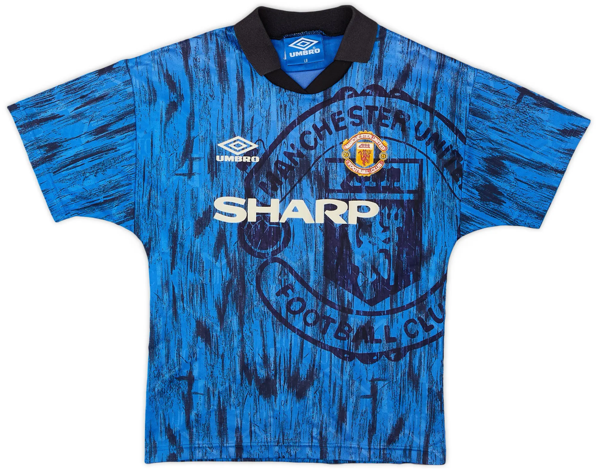 Umbro 1992-93 Manchester United Away Shirt - 9/10 - (L.Boys)
