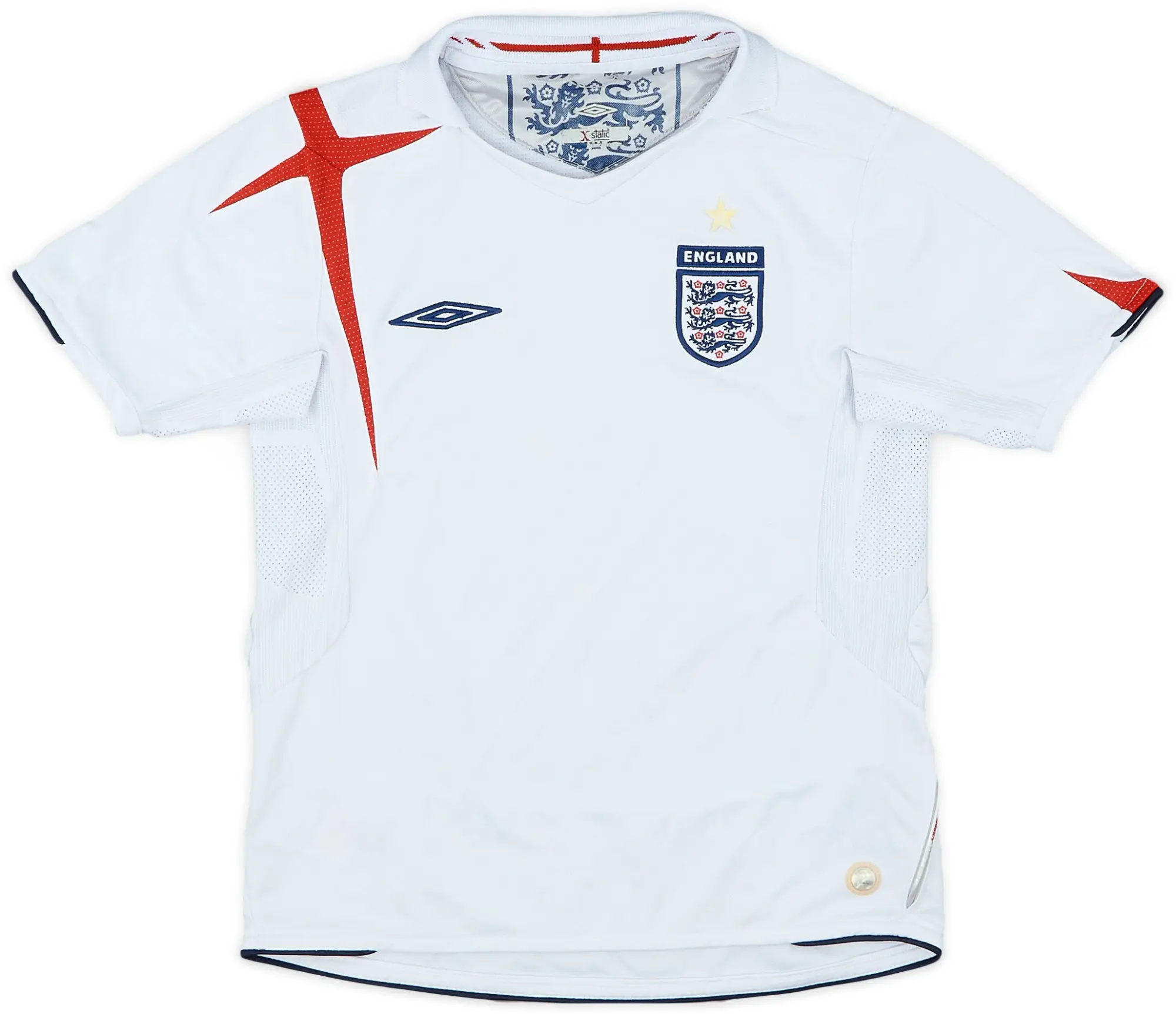 Umbro 2005-07 England Home Shirt - 7/10 - (S.Boys)