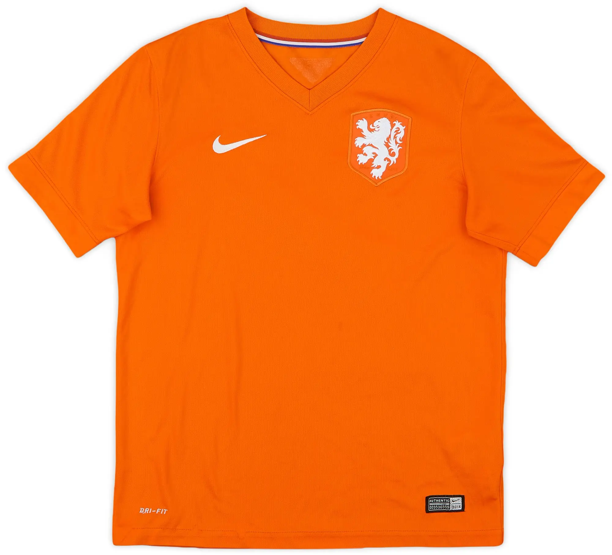 Nike 2014-15 Netherlands Home Shirt - 8/10 - (L.Boys)