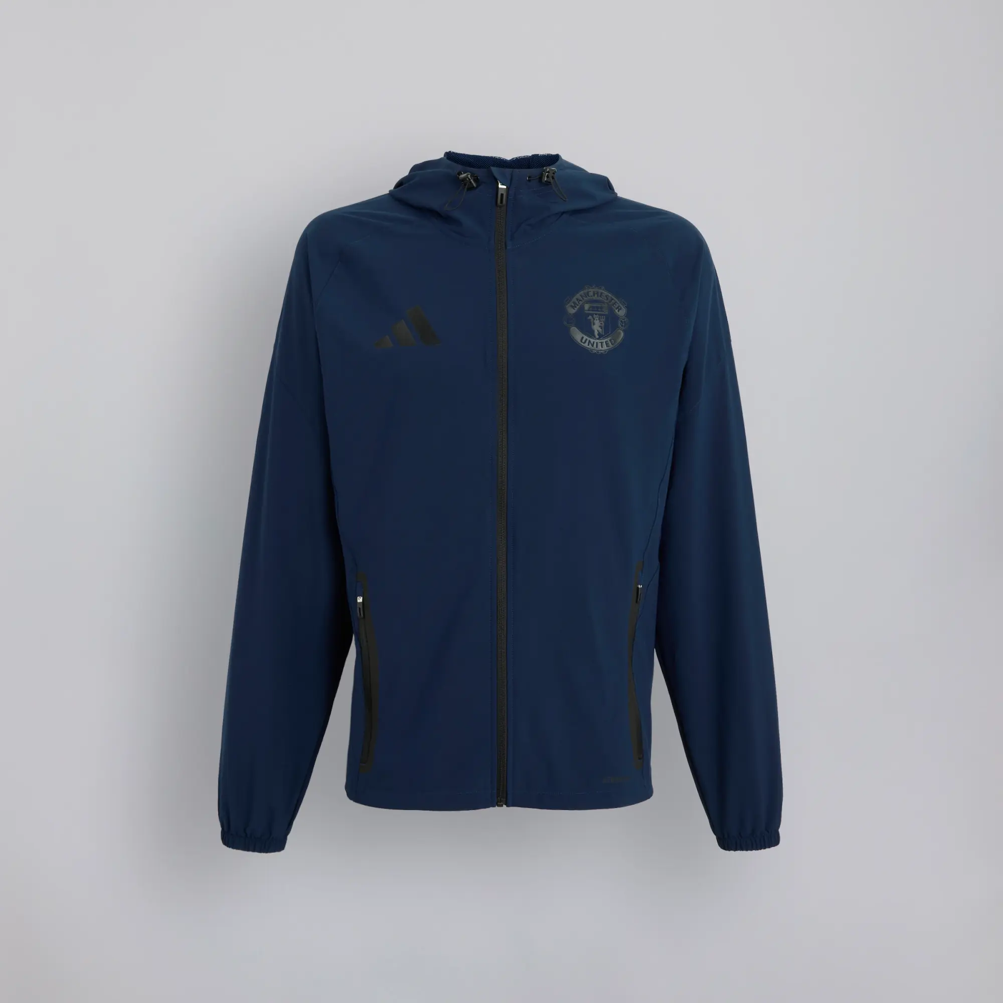 adidas Manchester United Tiro 25 Competition Vis Tech Travel Jacket Blue