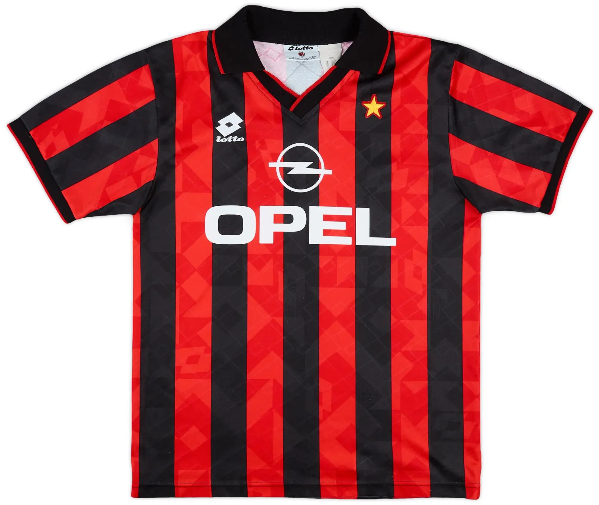 Lotto 1994-95 AC Milan Home Shirt - 9/10 - (M)