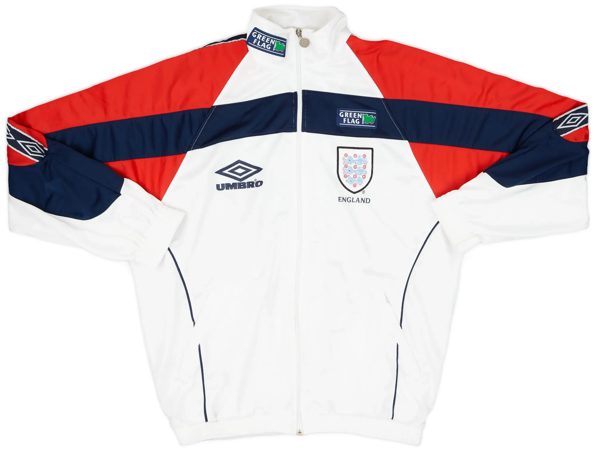 1998-99 England Umbro Track Jacket - 9/10 - (XL)