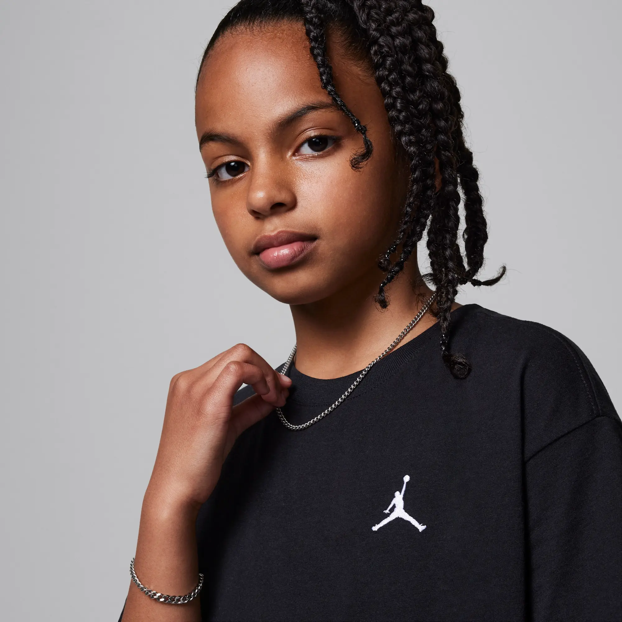 Nike Jordan MJ Brooklyn Essentials Older Kids' T-Shirt - Black