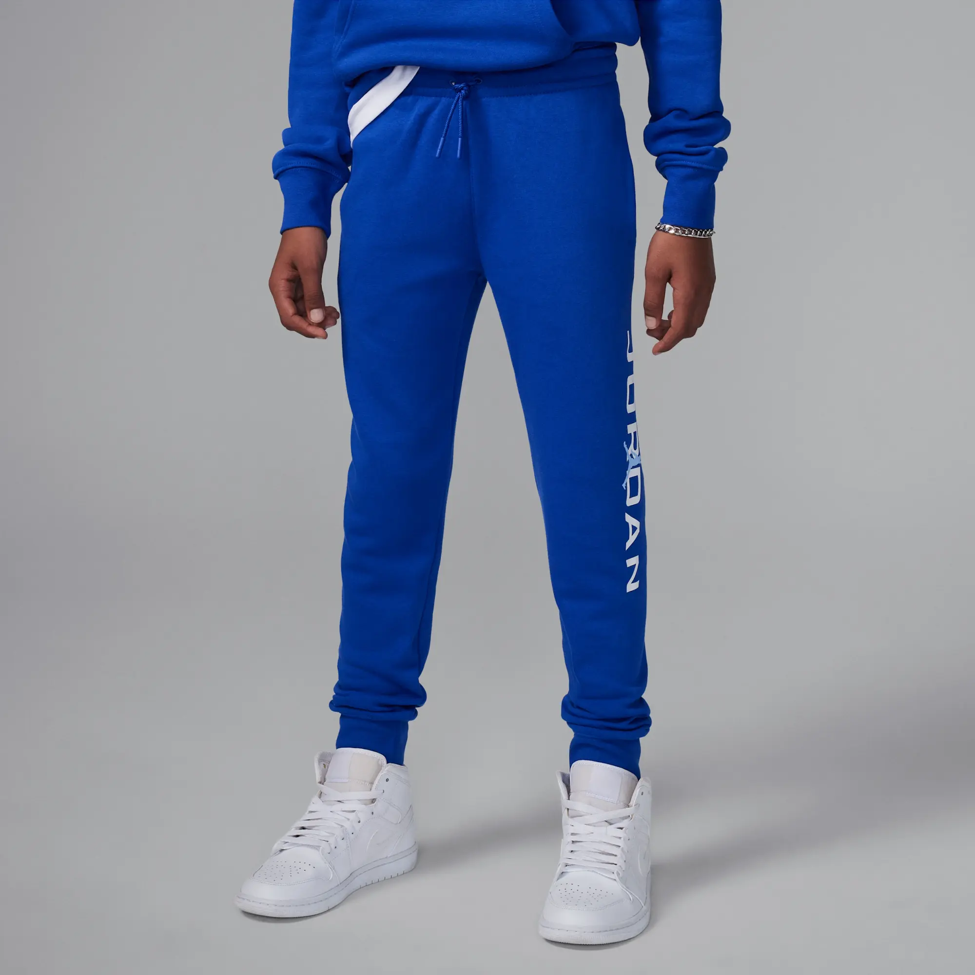 Nike Jordan Older Kids' Baseline Fleece Trousers - Blue - Fleece
