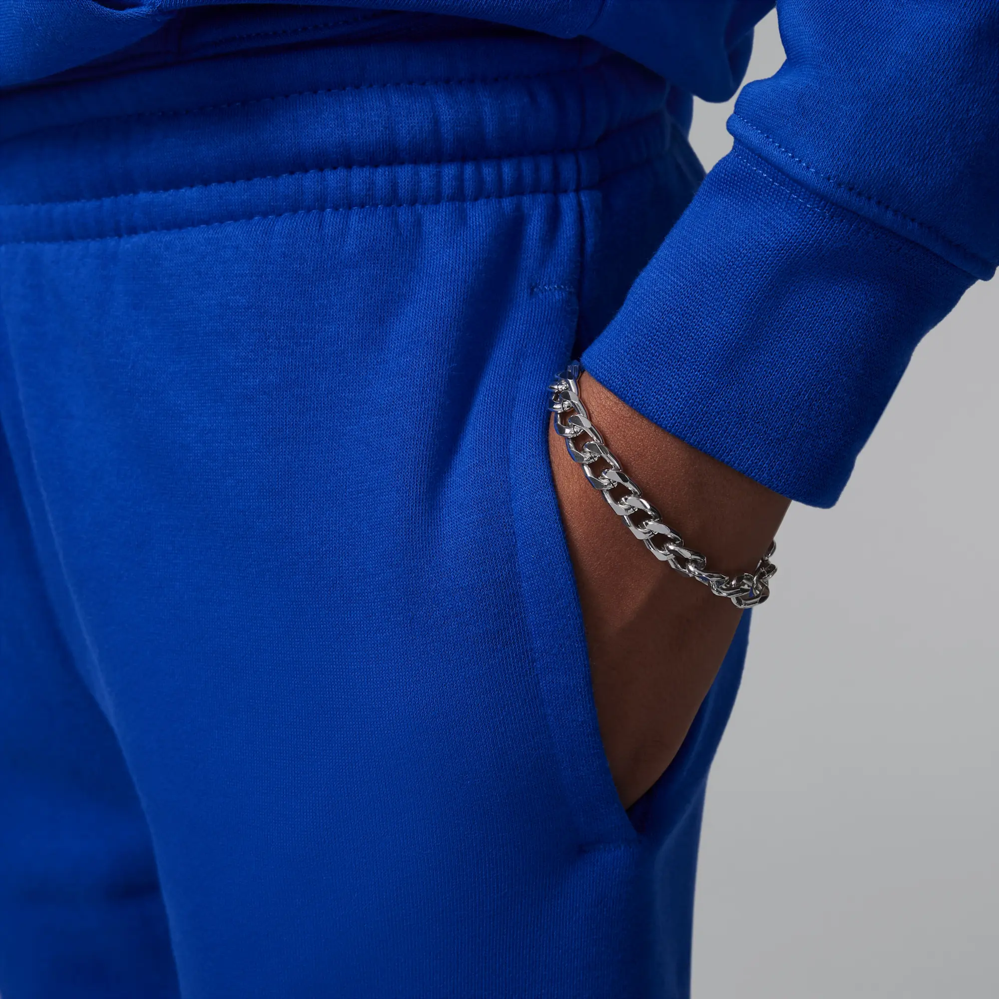 Nike Jordan Older Kids' Baseline Fleece Trousers - Blue - Fleece
