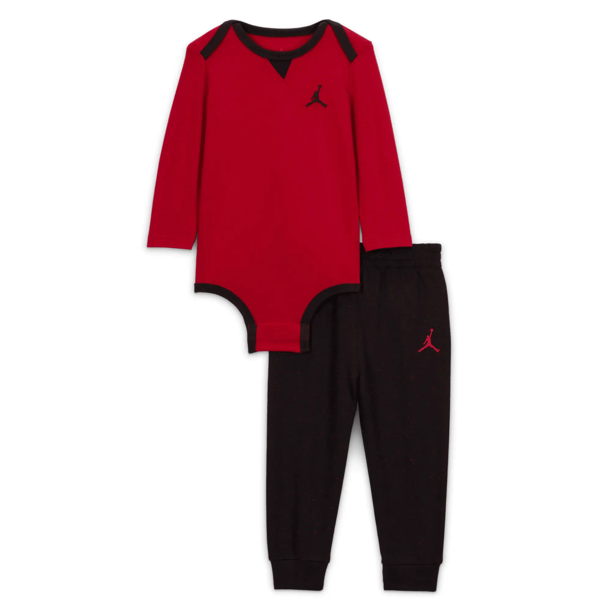 Nike Jordan Baby 2-Piece Rib Nep Bodysuit - Black
