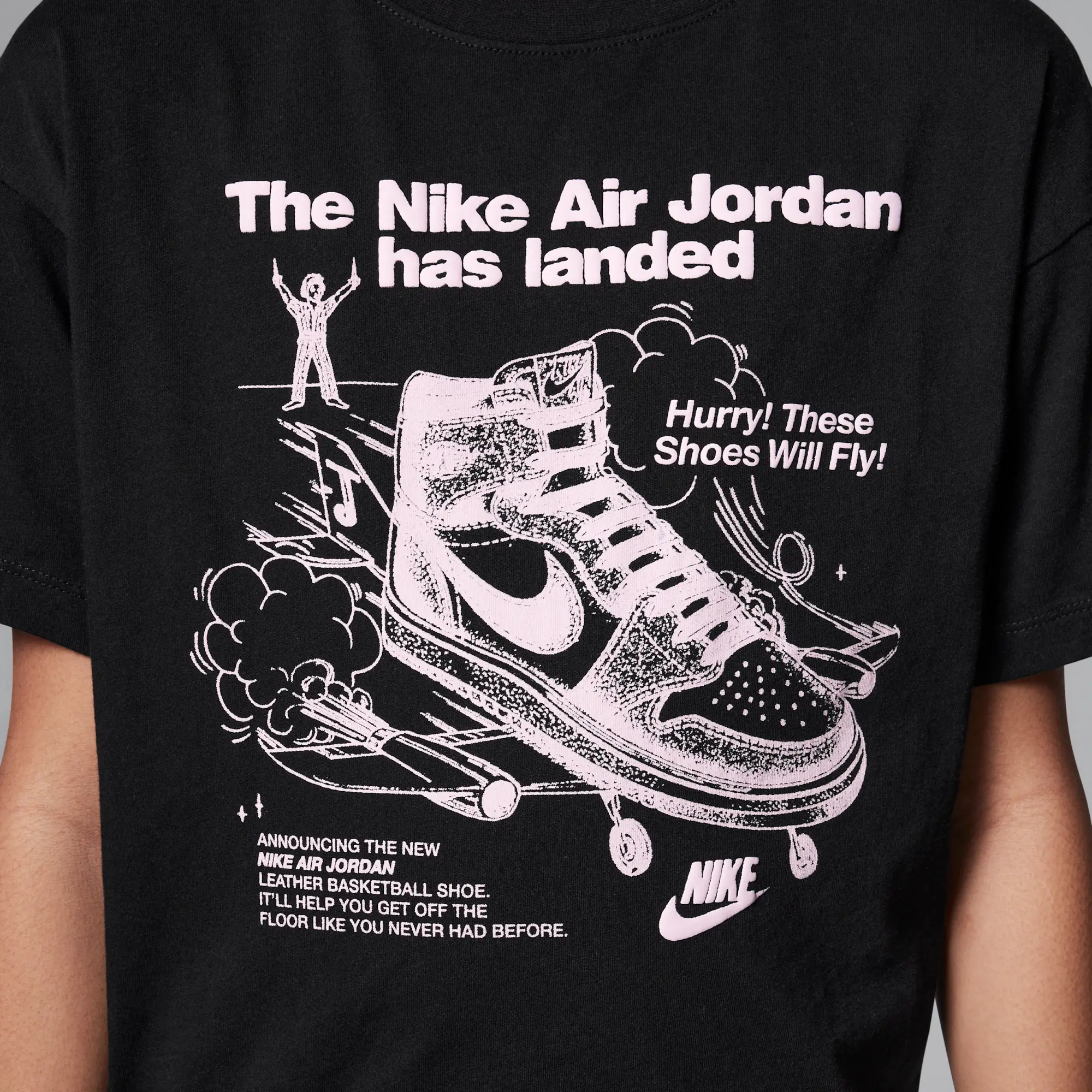 Nike Jordan Older Kids' Graphic T-Shirt - Black