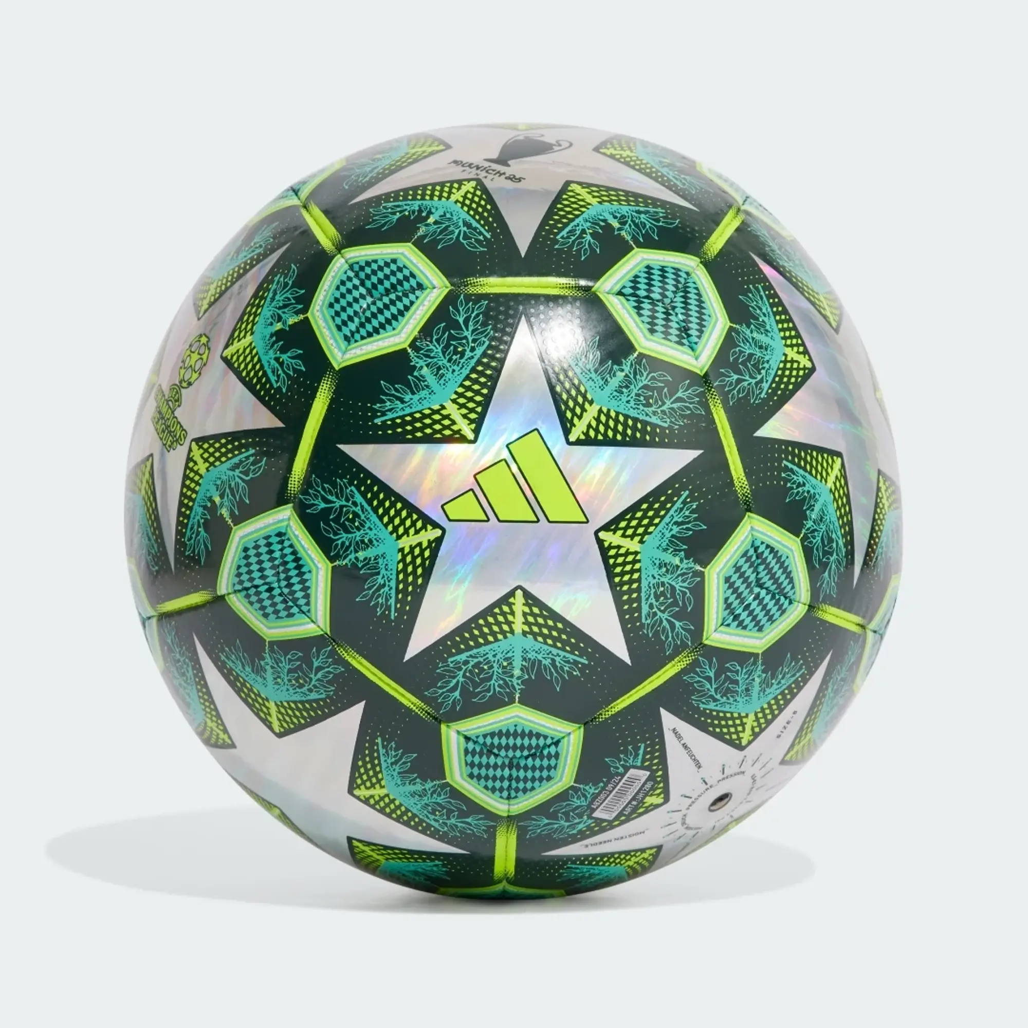 Adidas Football Champions League Final 2024/25 Munich Training Foil - ['Silver', 'Green']