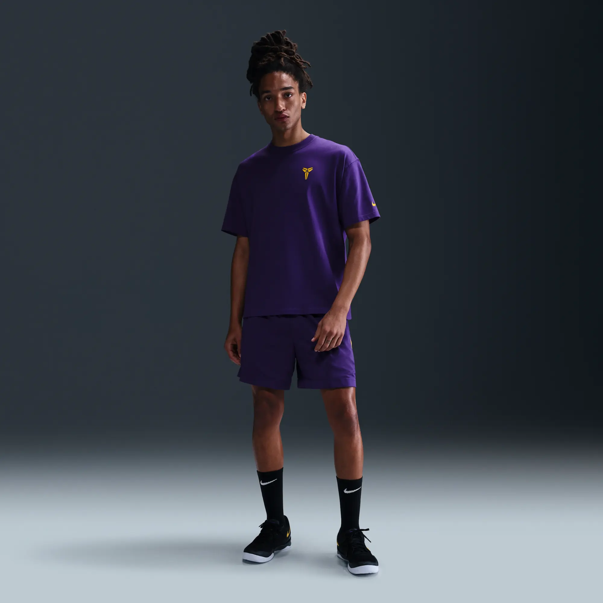 Nike Kobe Men's Basketball T-Shirt - Purple - Cotton