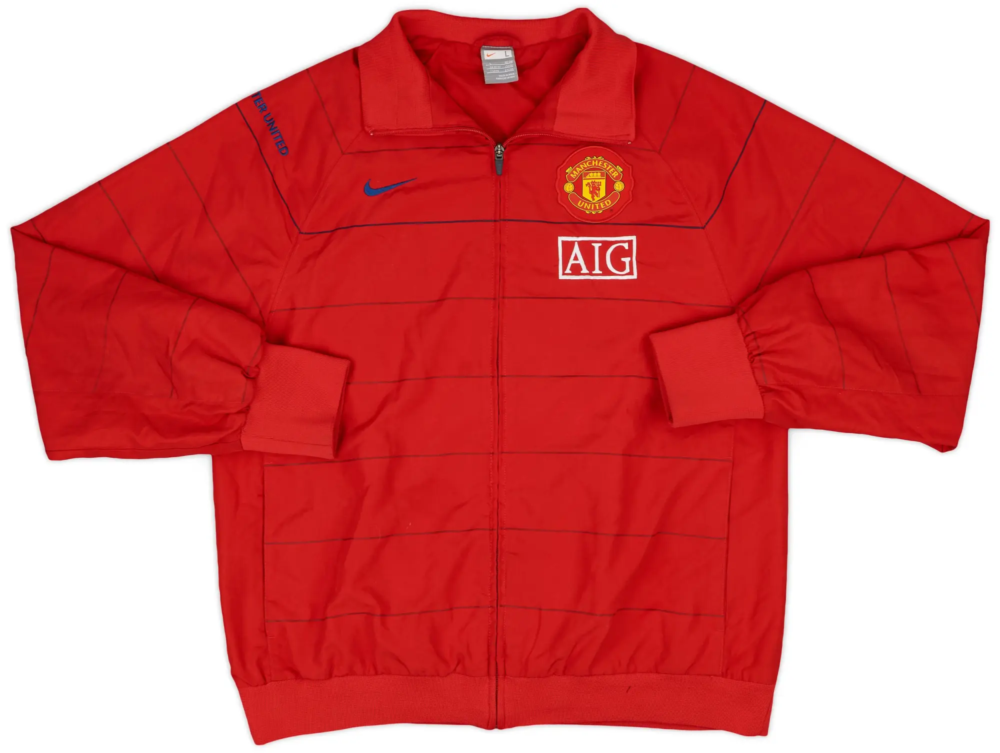 2008-09 Manchester United Nike Track Jacket - 8/10 - (L)