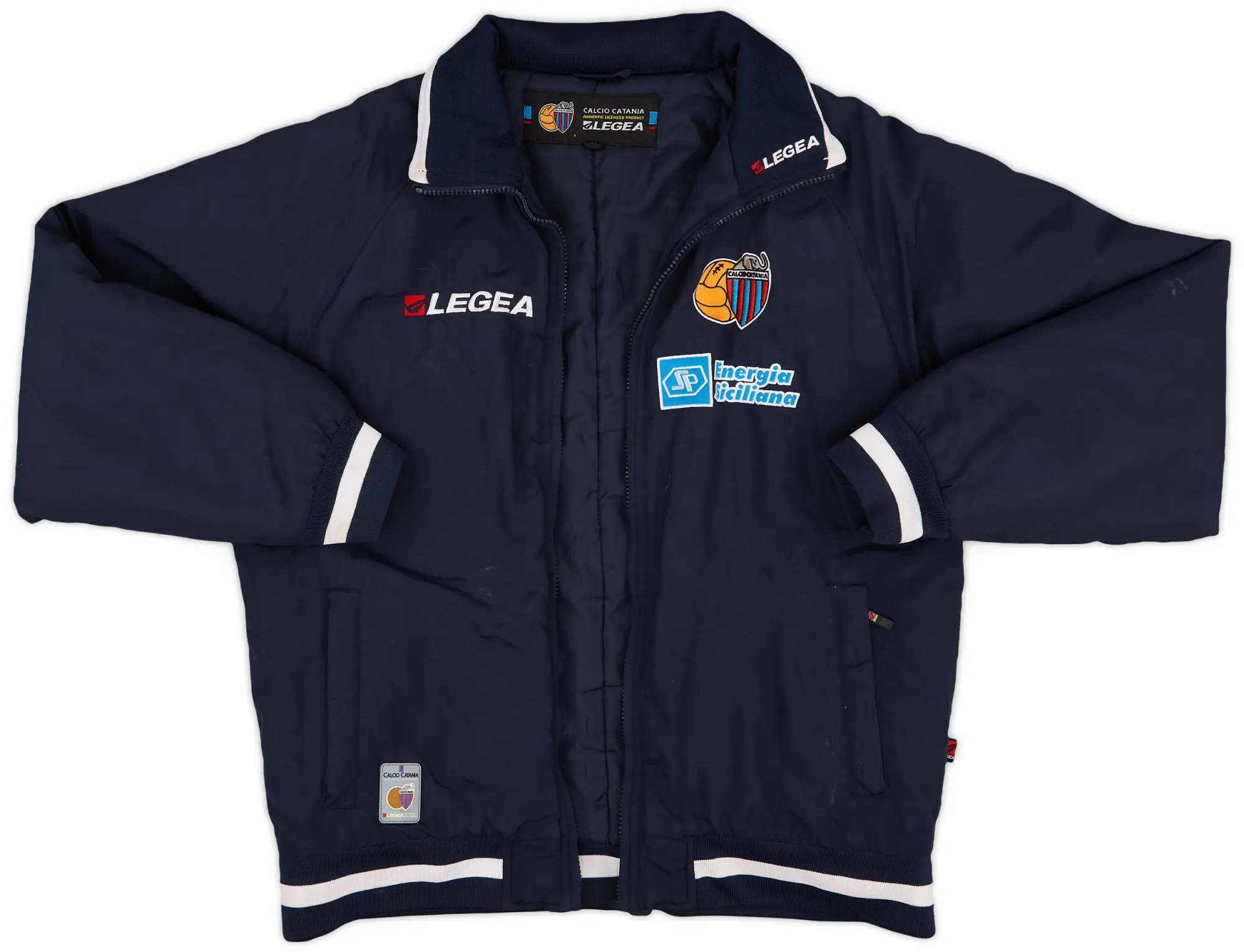 2009-10 Catania Macron Padded Bench Coat - 4/10 - (M)