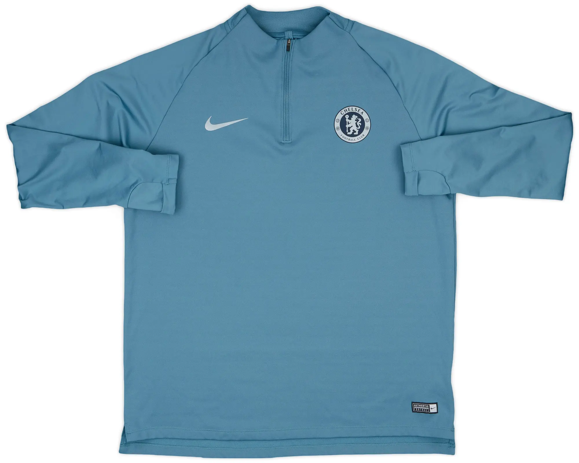 2018-19 Chelsea Nike 1/4 Zip Training Top - 8/10 - (XL)