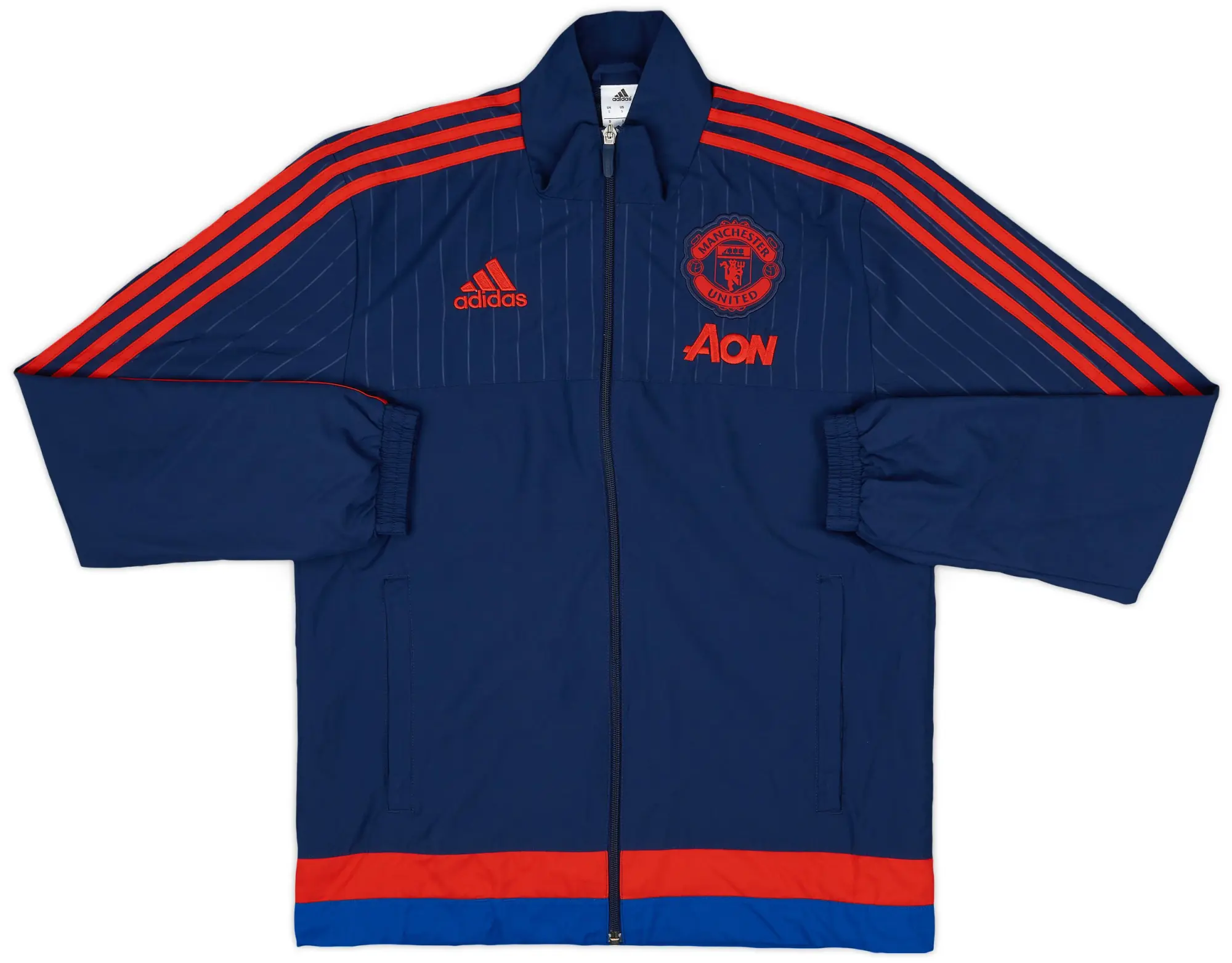 2015-16 Manchester United adidas Track Jacket - 10/10 - (S)
