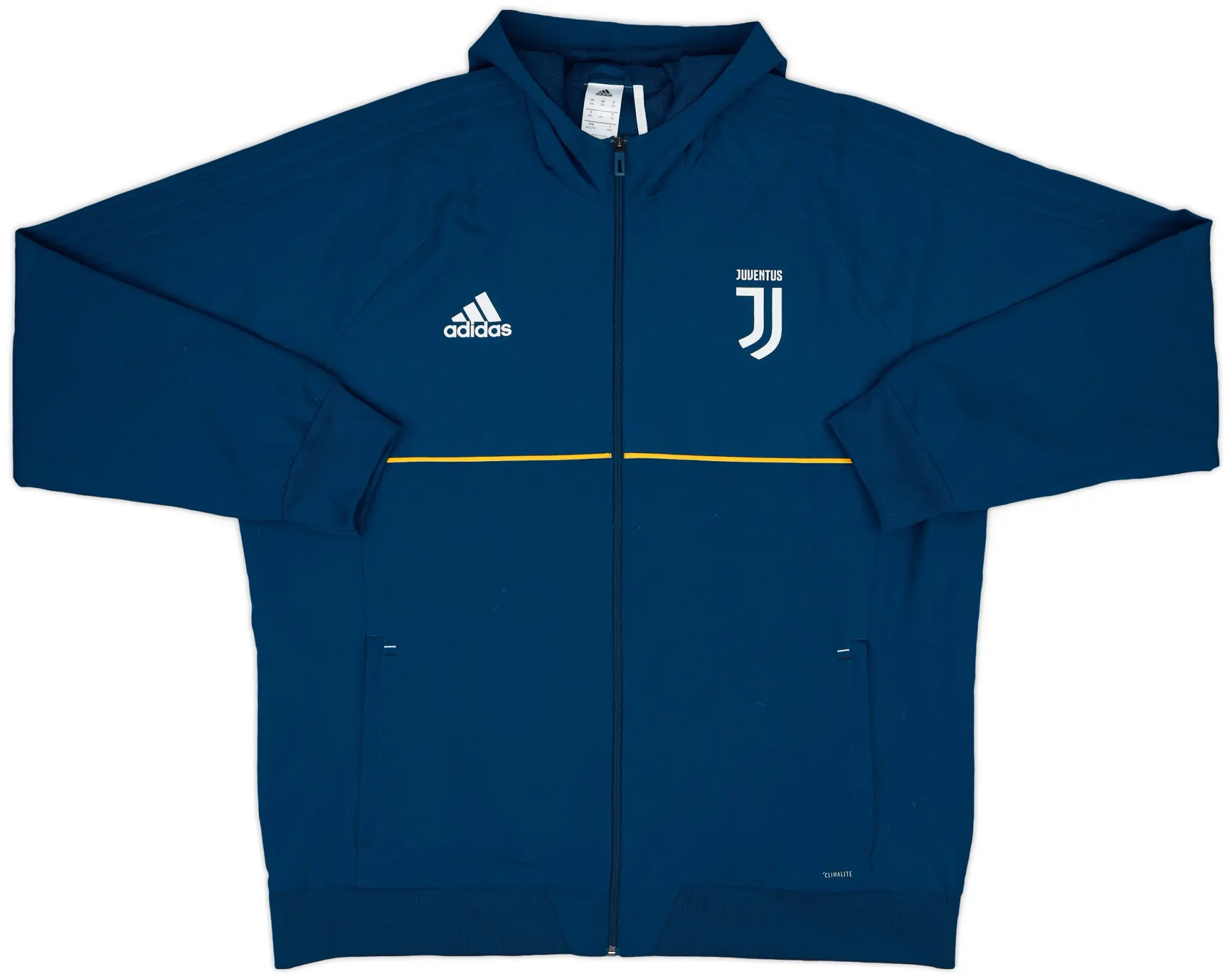 2017-18 Juventus adidas Hooded Track Jacket - 7/10 - (XXL)