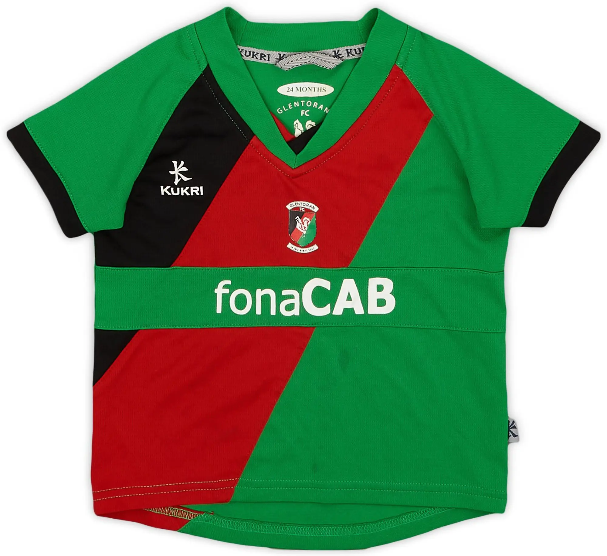 2011-12 Glentoran Home Shirt - 6/10 - (24 Months)