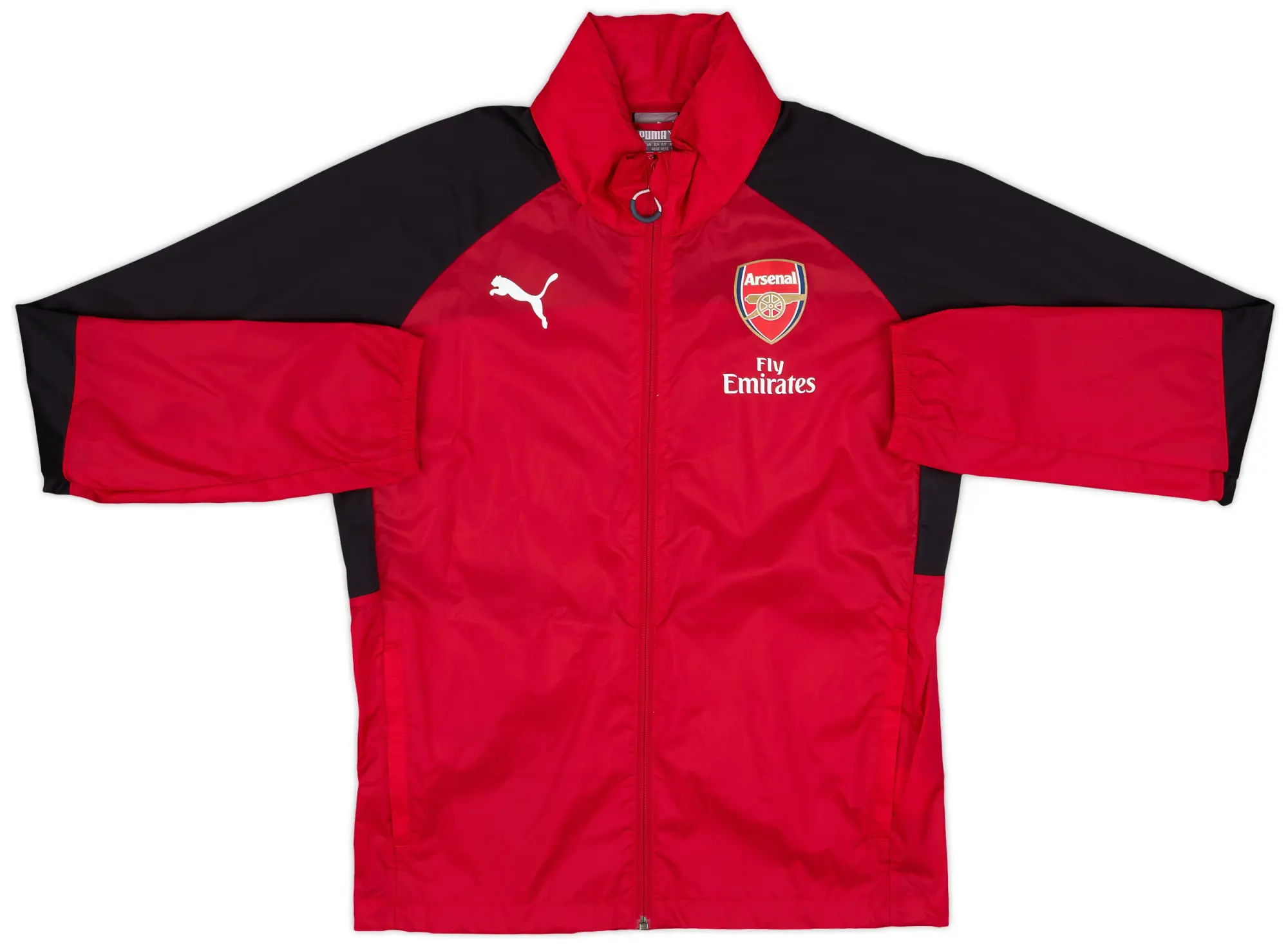 2017-18 Arsenal Puma Hooded Rain Jacket - 10/10 - (S)