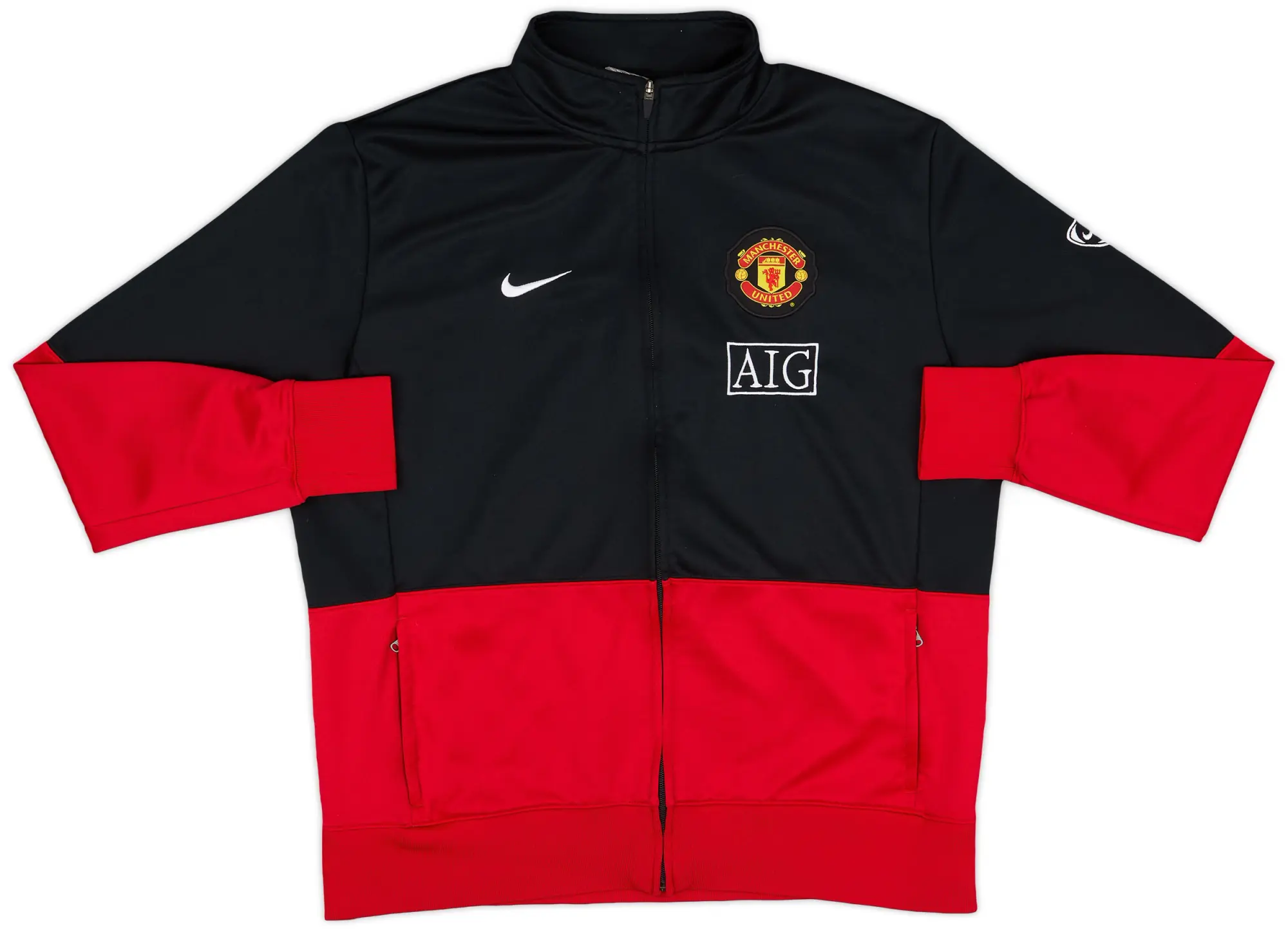 2009-10 Manchester United Nike Track Jacket - 9/10 - (XL)