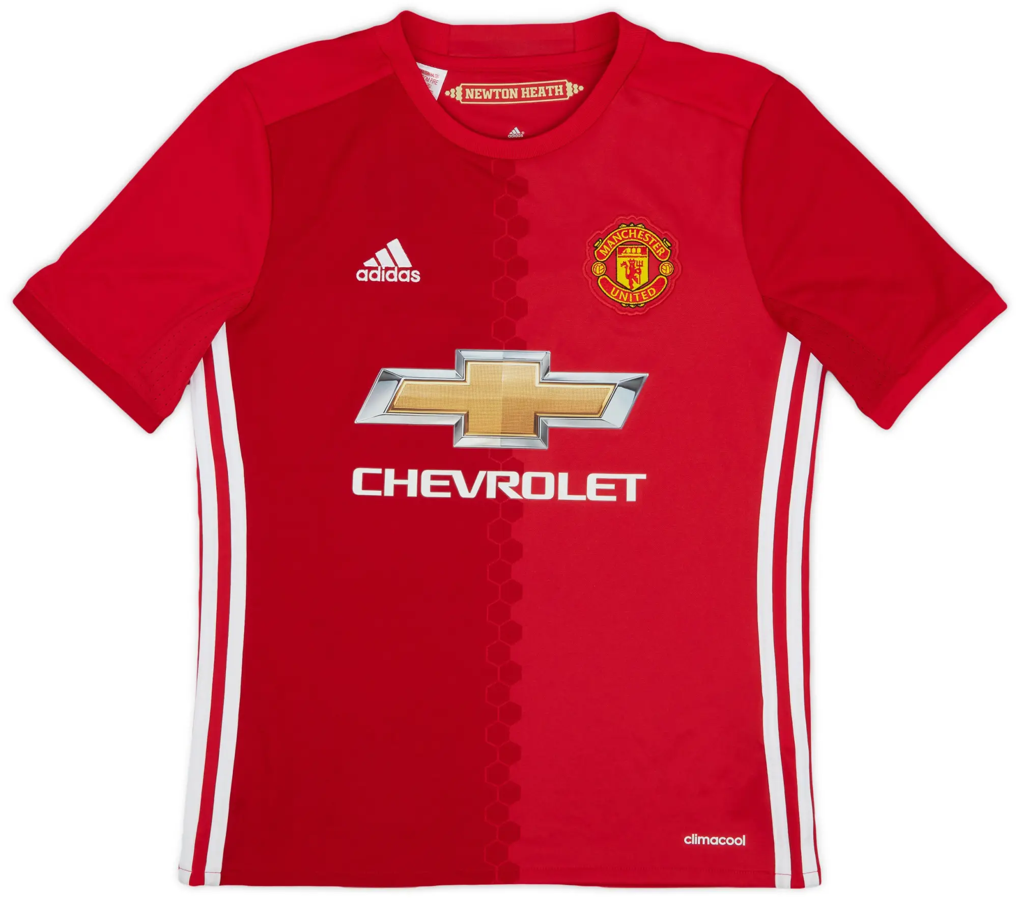 adidas 2016-17 Manchester United Home Shirt - 9/10 - (M.Boys)