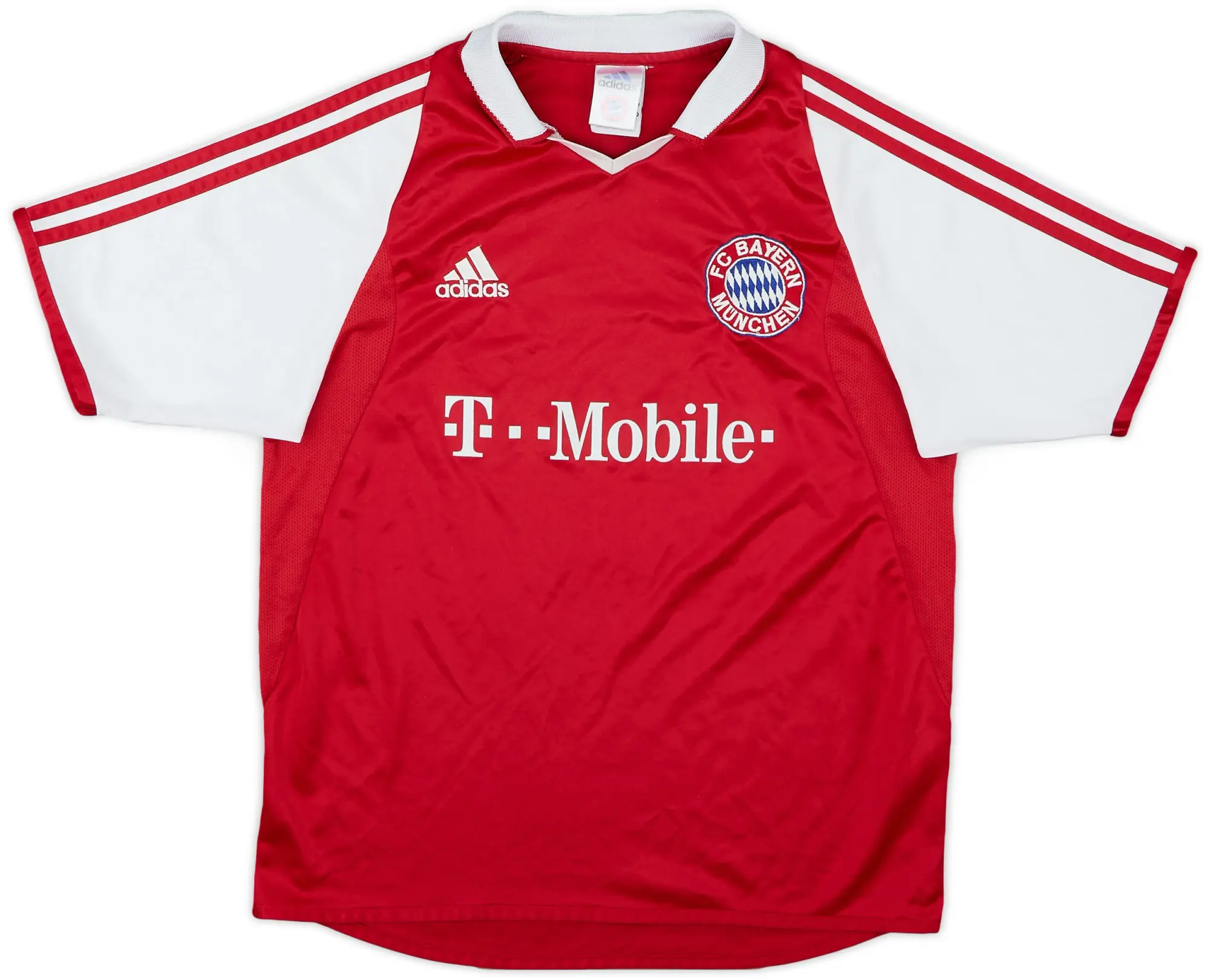 adidas 2003-04 Bayern Munich Home Shirt - 7/10 - (XL.Boys)