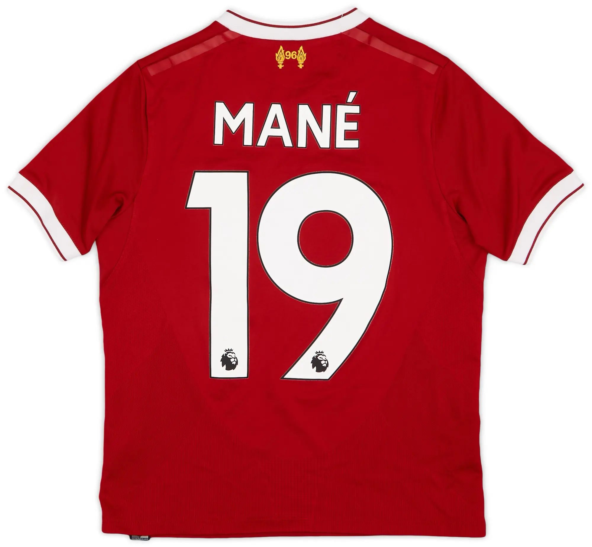NewBalance 2017-18 Liverpool 125 Years Home Shirt Mane #19 - 9/10 - (M.Boys)