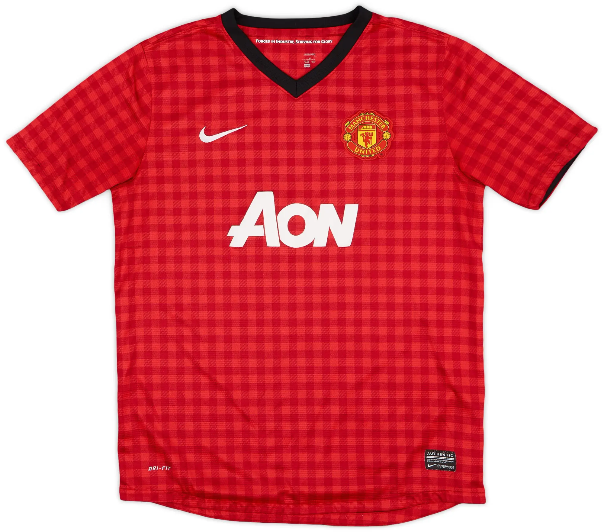 Nike 2013-14 Manchester United Home Shirt - 7/10 - (XL.Boys)