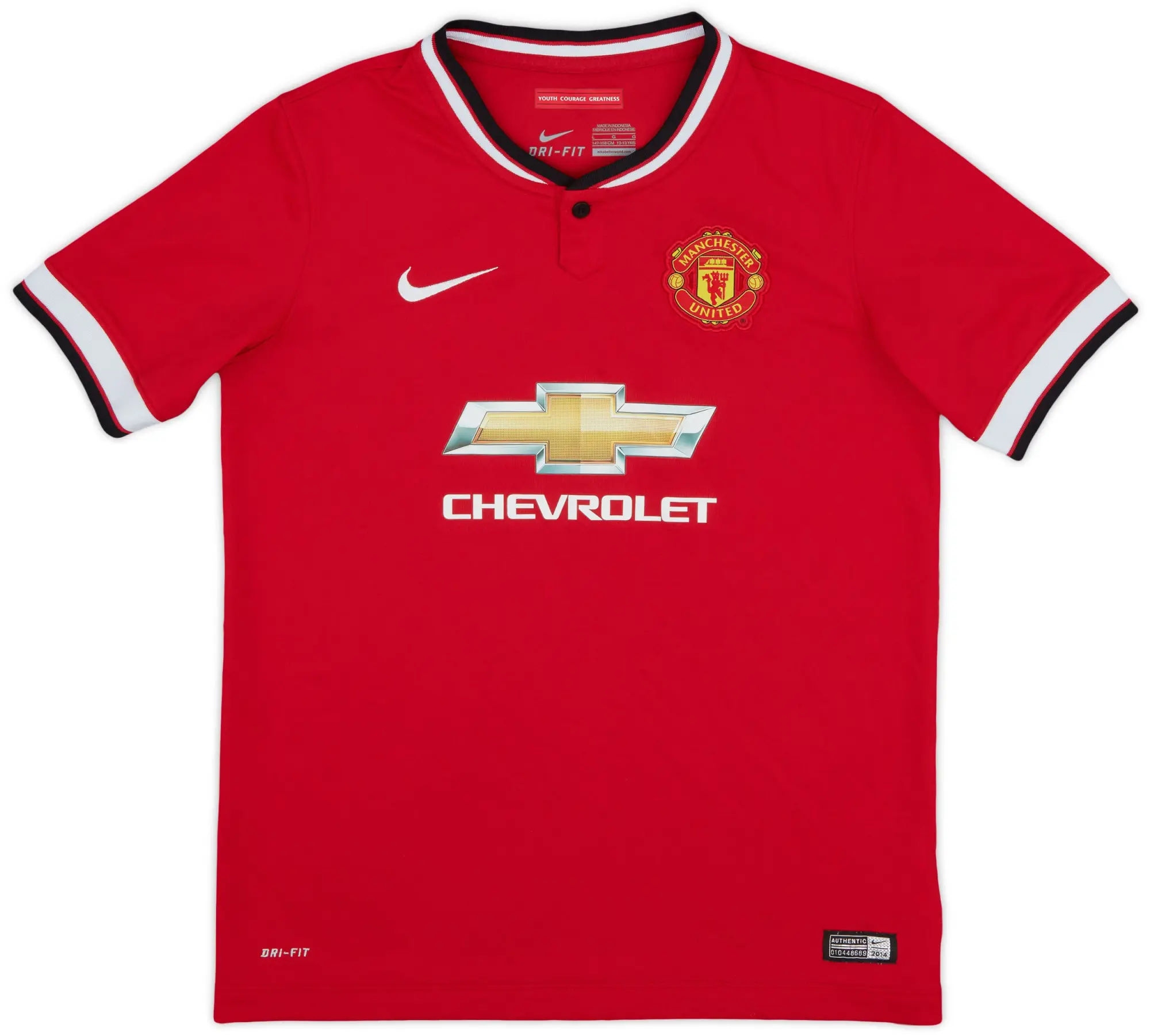 Nike 2014-15 Manchester United Home Shirt - 8/10 - (L.Boys)