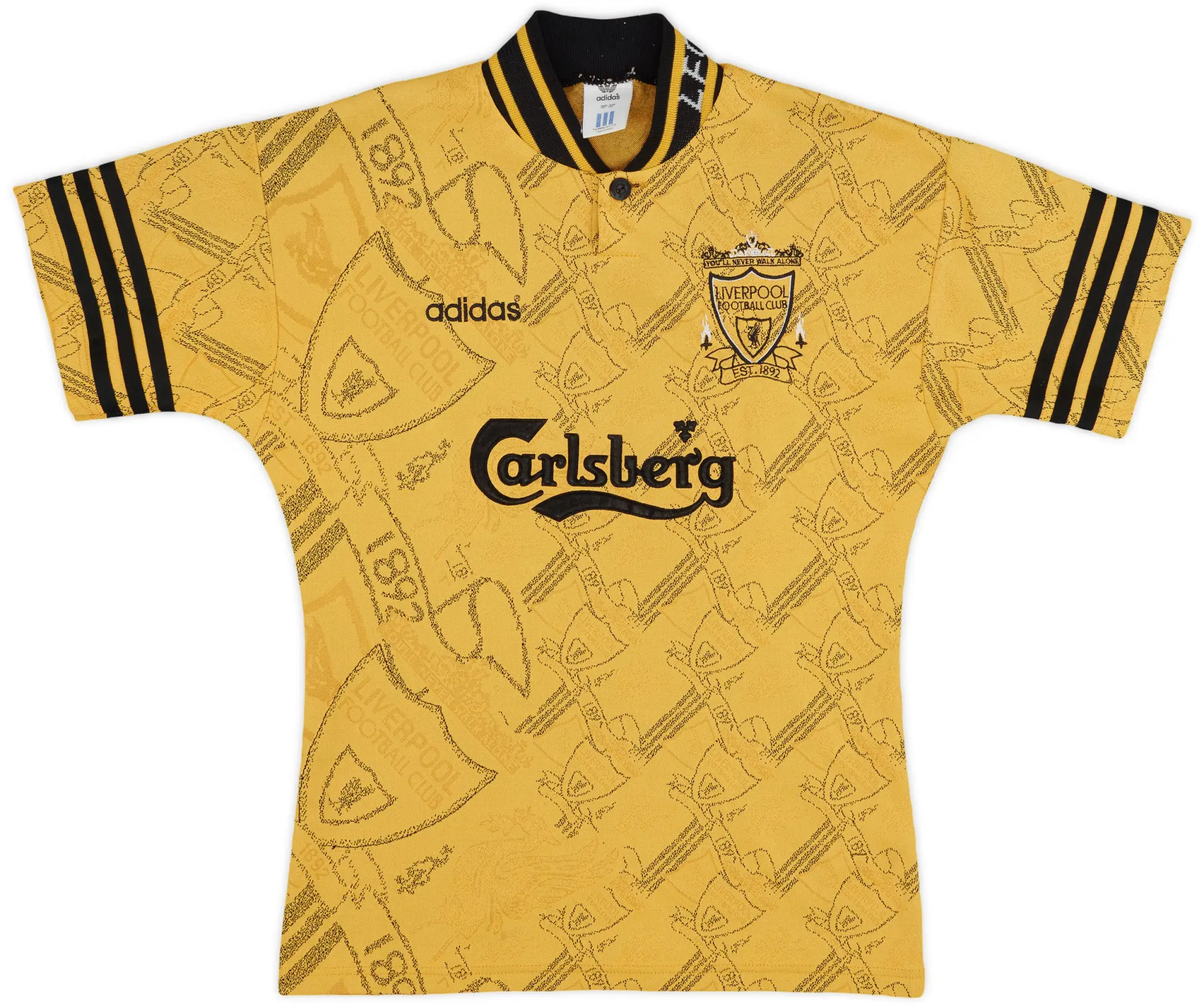 adidas 1994-96 Liverpool Third Shirt - 8/10 - (M.Boys)