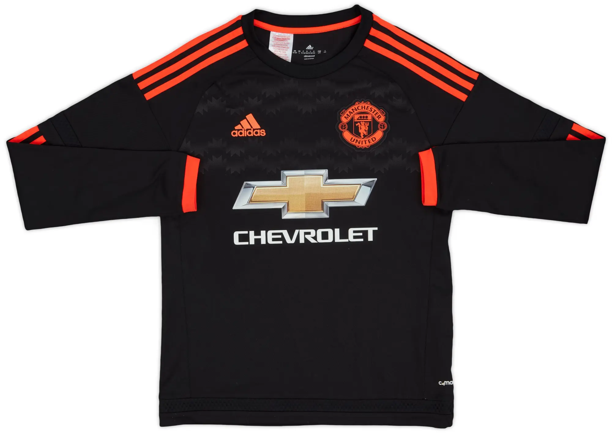 adidas 2015-16 Manchester United Third L/S Shirt - 9/10 - (L.Boys)